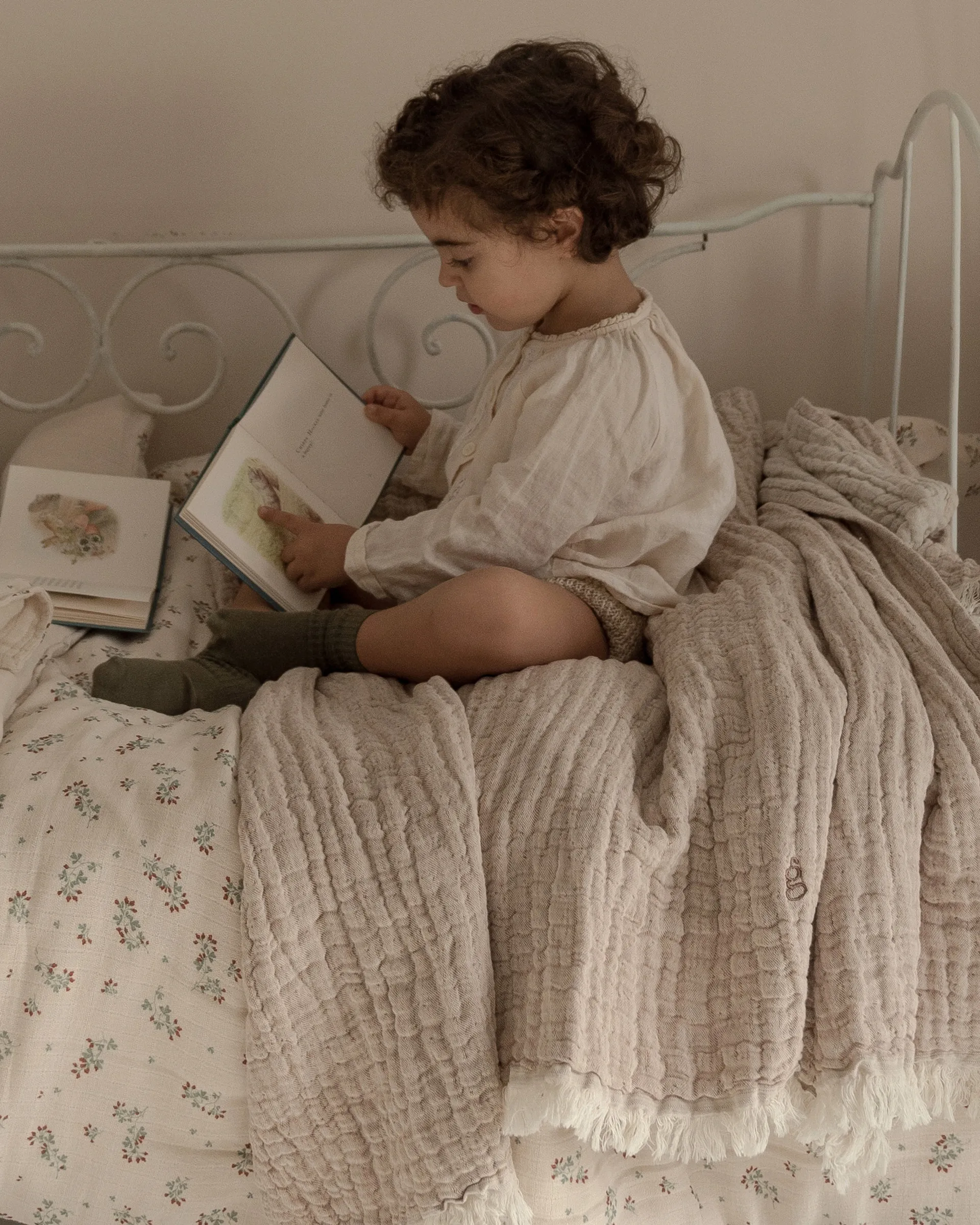 Lin Mellow ブランケット 110x110 cm, Tawny Garbo&Friends