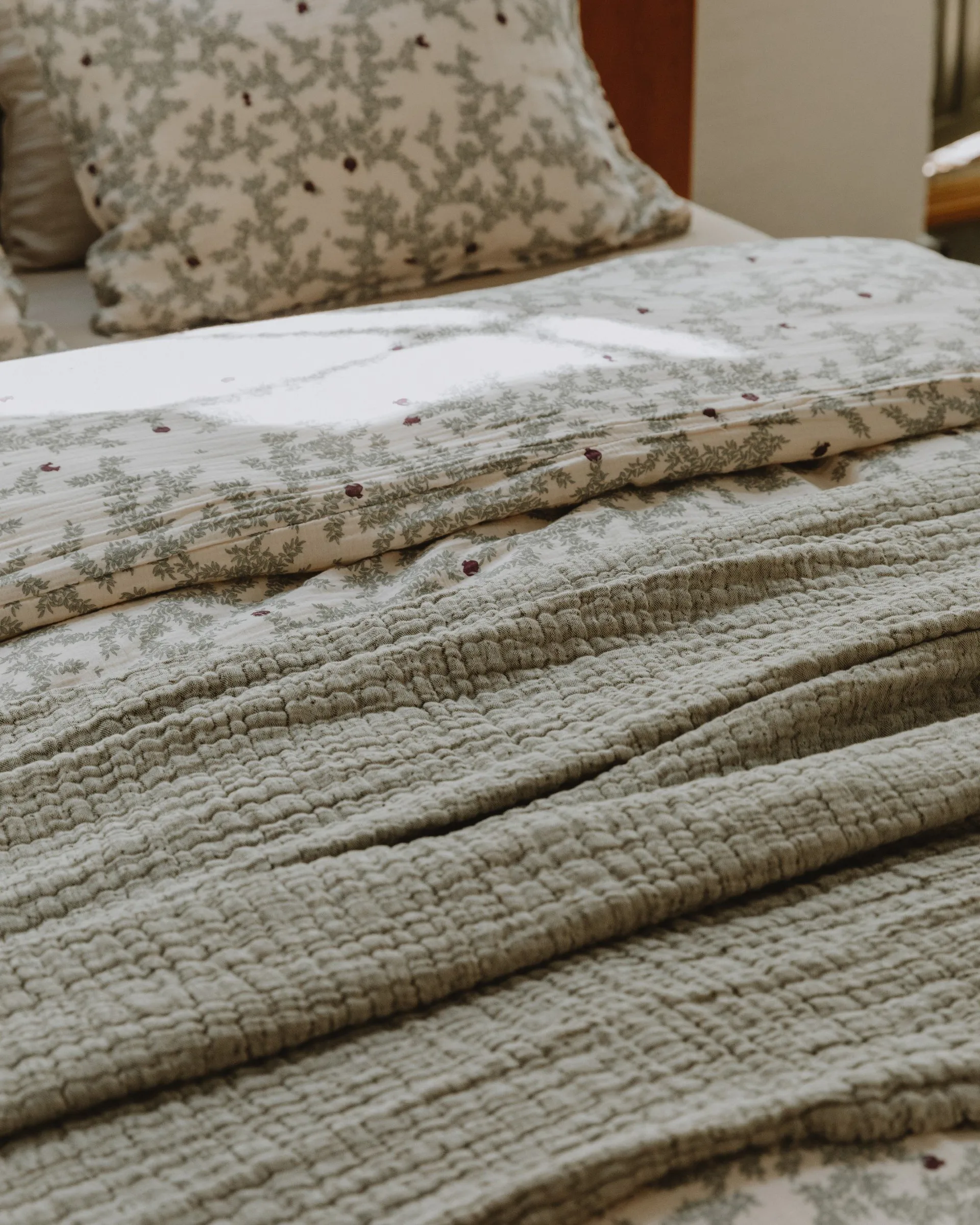 Mellow ベッドスプレッド ダブル, Kale, 160x260 cm Garbo&Friends