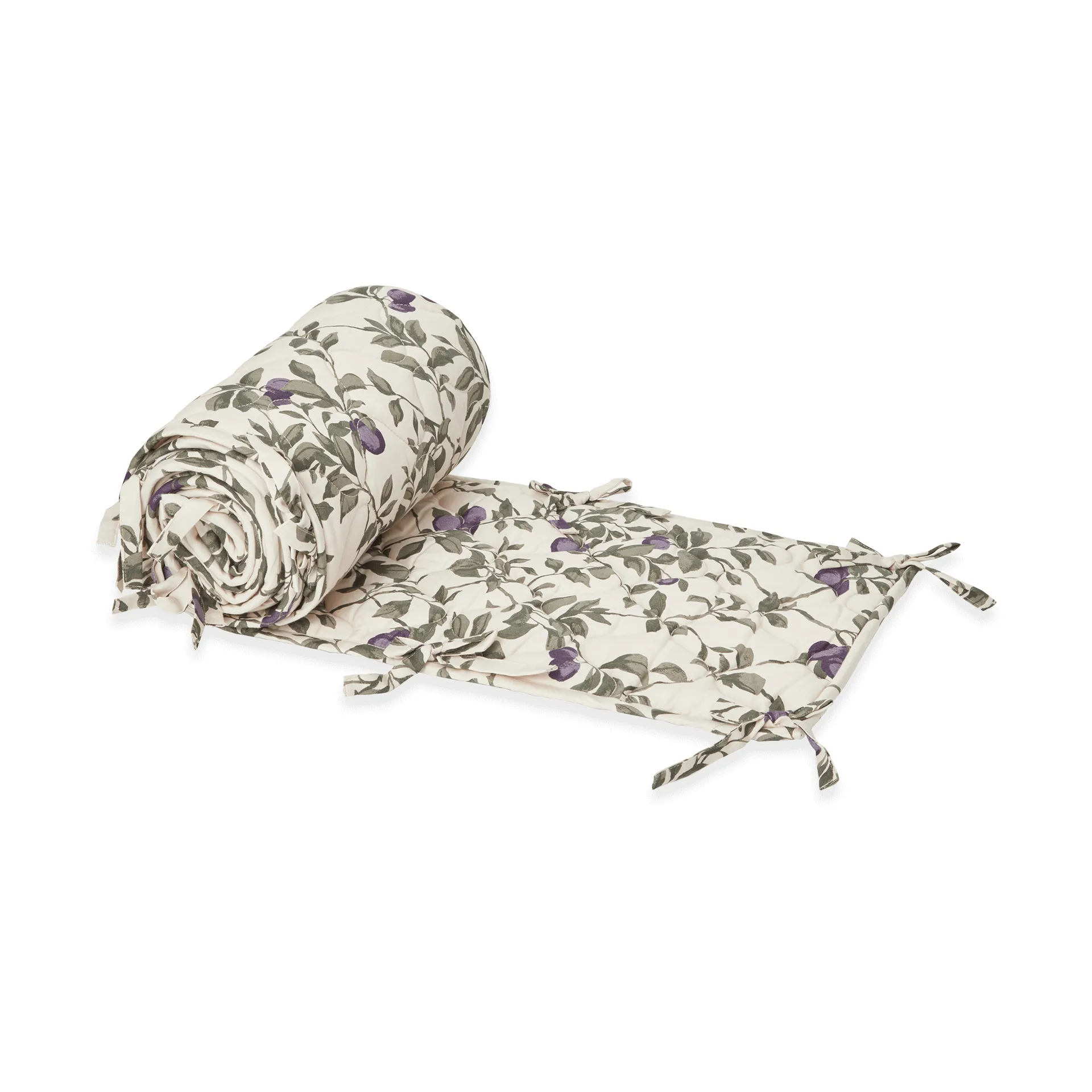 Plum サテンキルト クリブバンパー, 30x360 cm Garbo&Friends