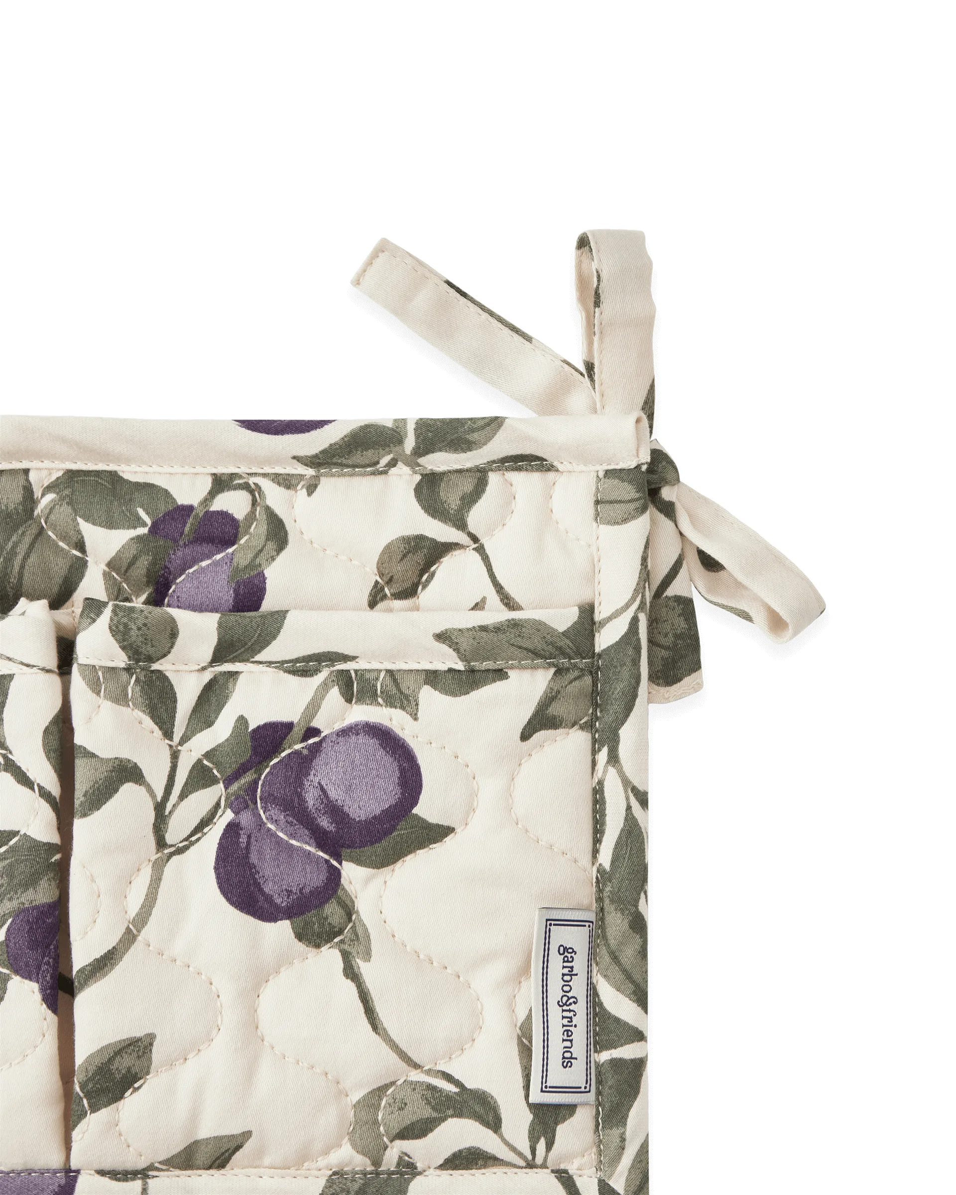 Plum サテン キルトベッドポケット, 43x18cm Garbo&Friends