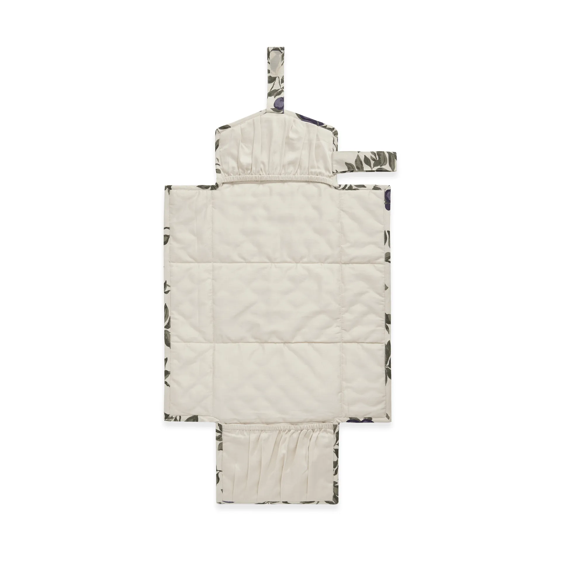 Plum サテンキルト 携帯用チェンジングパッド, 46x80 cm Garbo&Friends