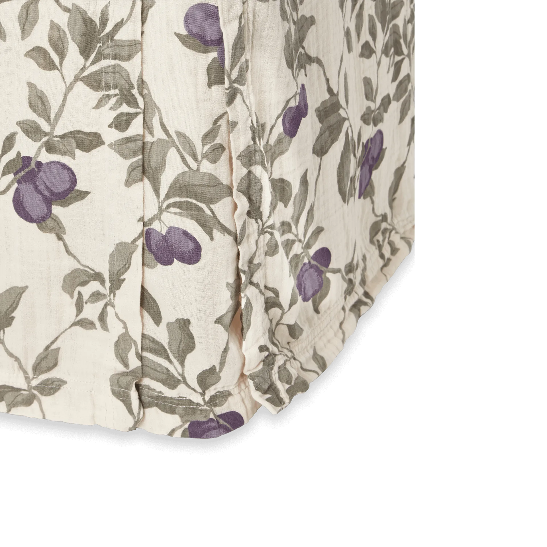 Plum Muslin ベッドスカート, 90x200x53 cm Garbo&Friends