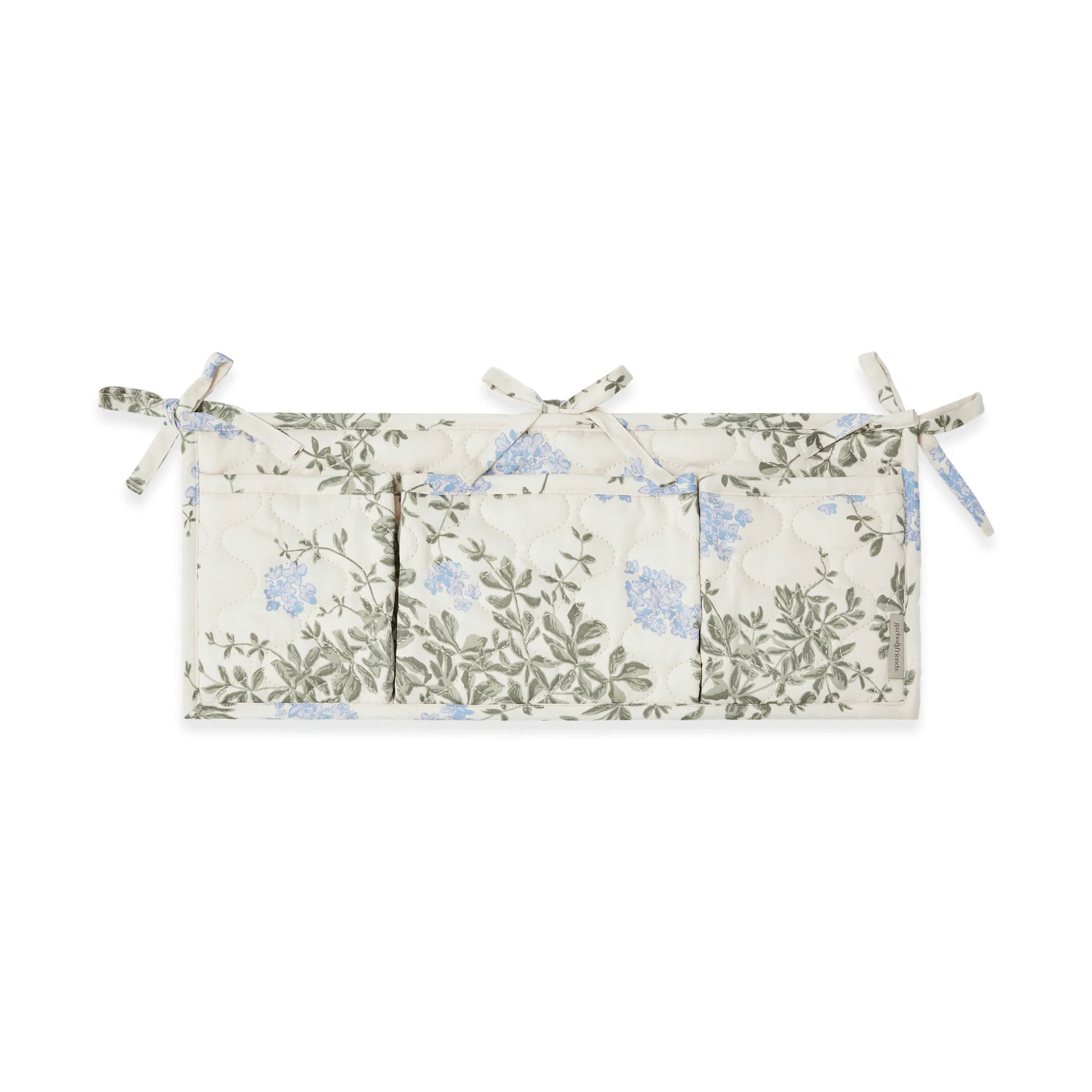 Plumbago サテン キルトベッドポケット, 43x18cm Garbo&Friends