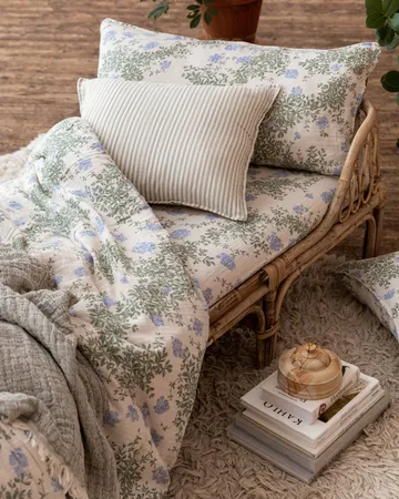 Plumbago Muslin 掛け布団カバー - 150x210 cm - Garbo&Friends