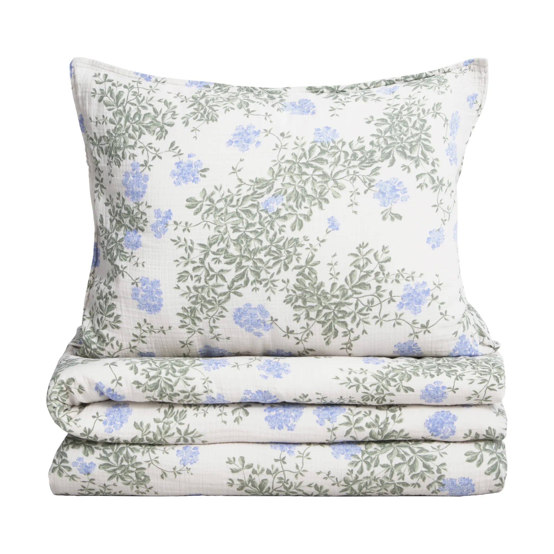 Plumbago Muslin ベッドセット, 150x210 cm/50x60 cm Garbo&Friends