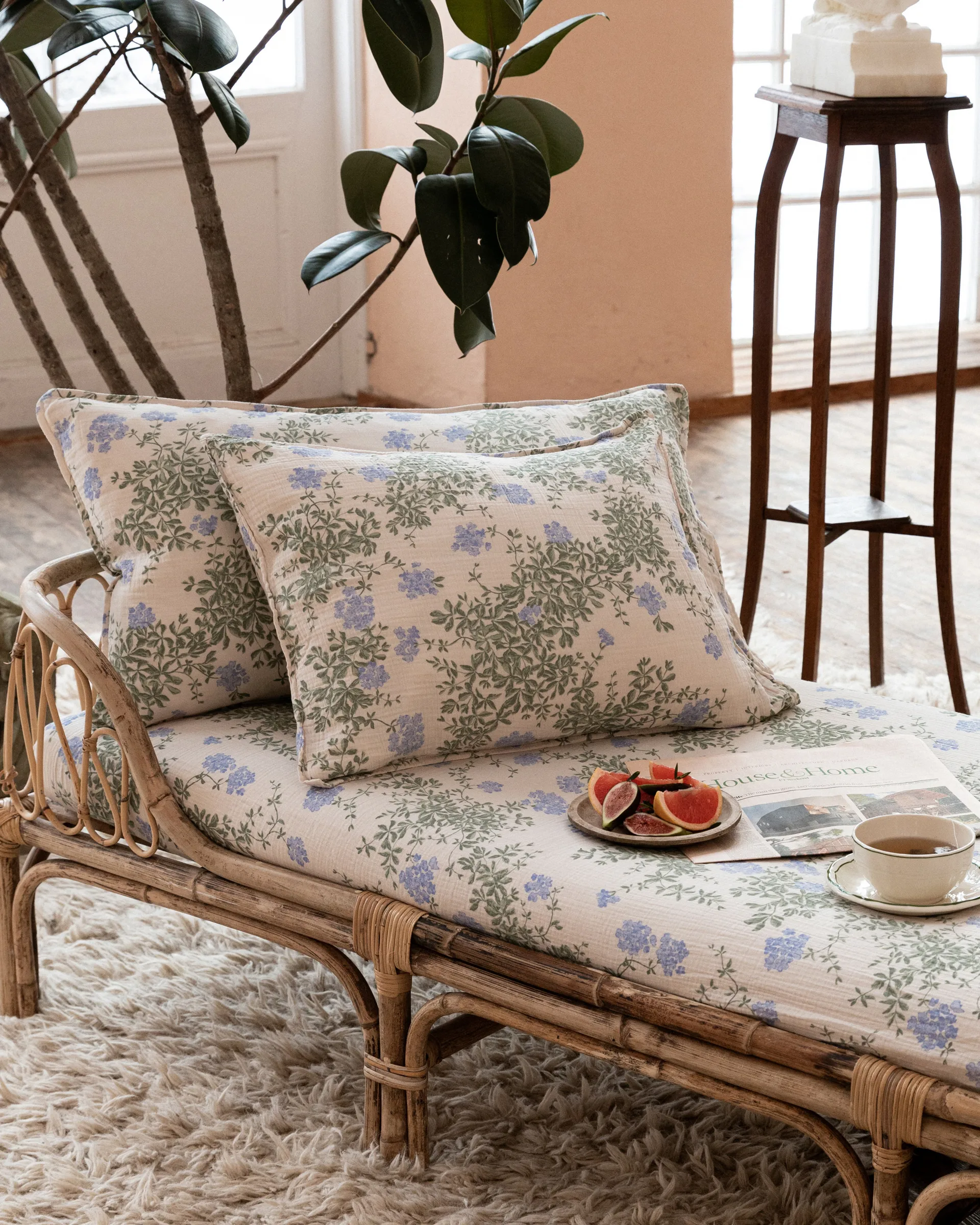 Plumbago Muslin 枕カバー, 50x75cm Garbo&Friends