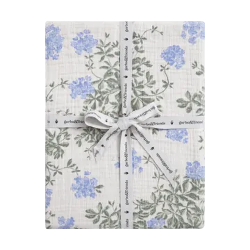 Plumbago Muslin ベッドシーツ - 60x120x20 cm - Garbo&Friends