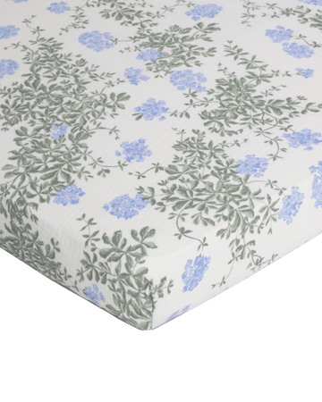 Plumbago Muslin ベッドシーツ - 60x120x20 cm - Garbo&Friends