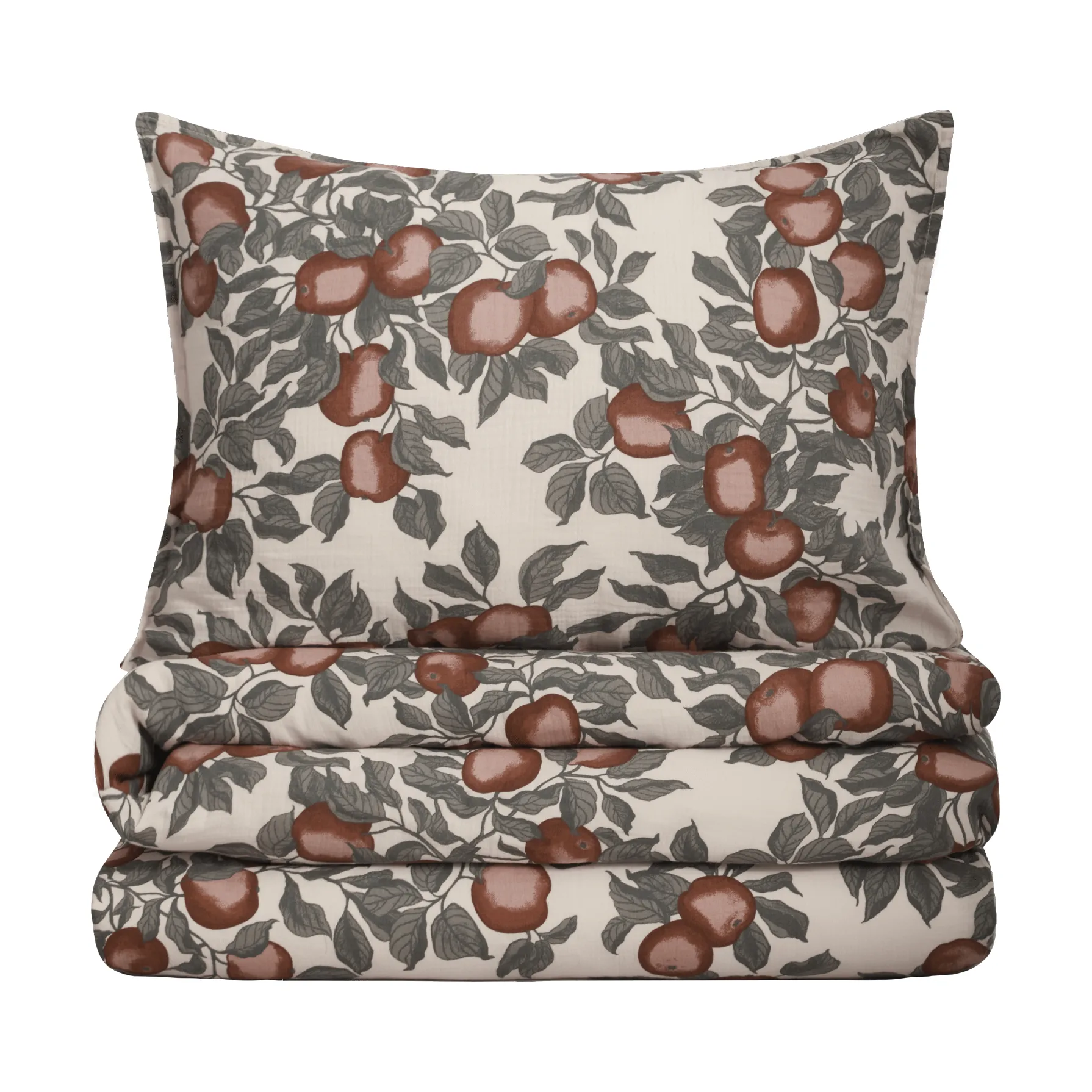 Pomme Muslin ベッドセット, 140x200 cm/50x70 cm Garbo&Friends