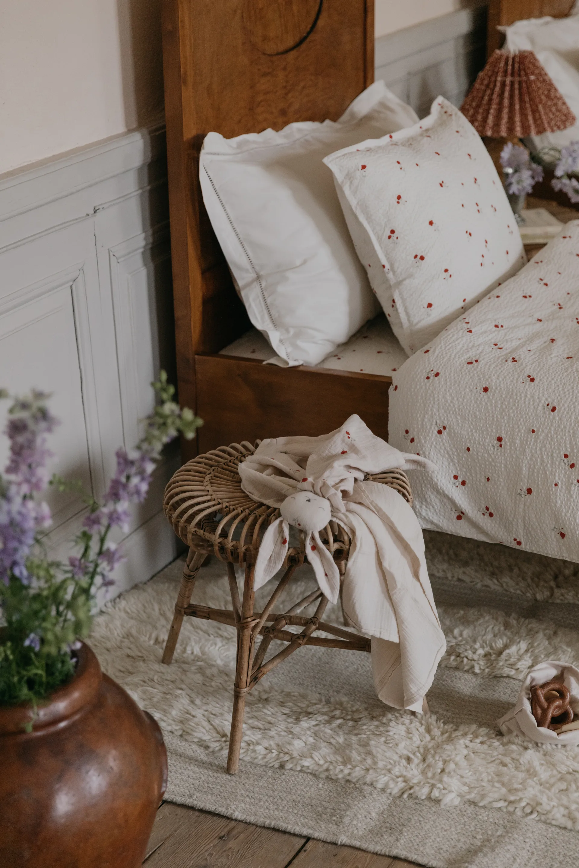 Poppy Muslin コンフォーター ブランケット, 48x48 cm Garbo&Friends