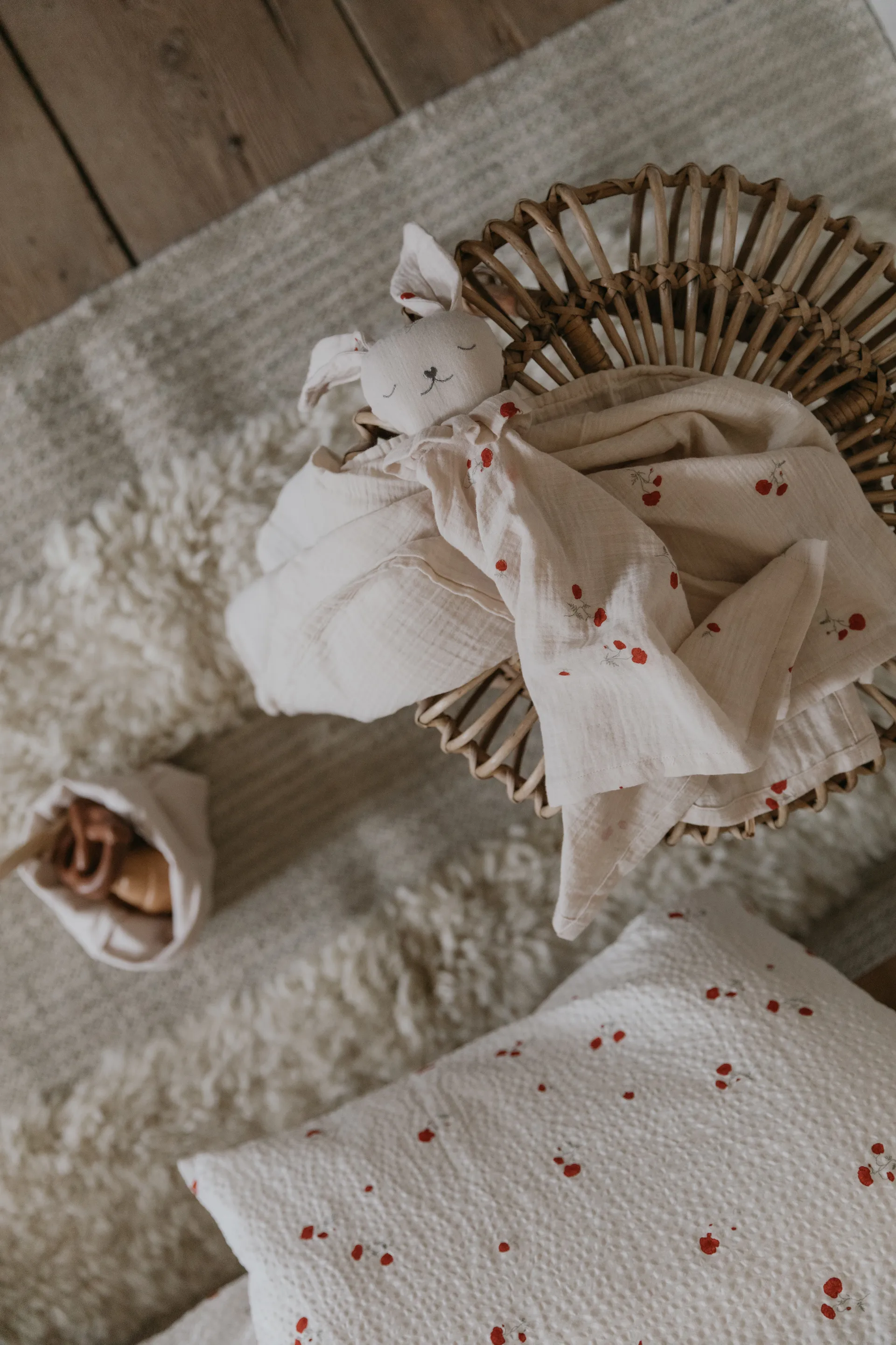 Poppy Muslin コンフォーター ブランケット, 48x48 cm Garbo&Friends