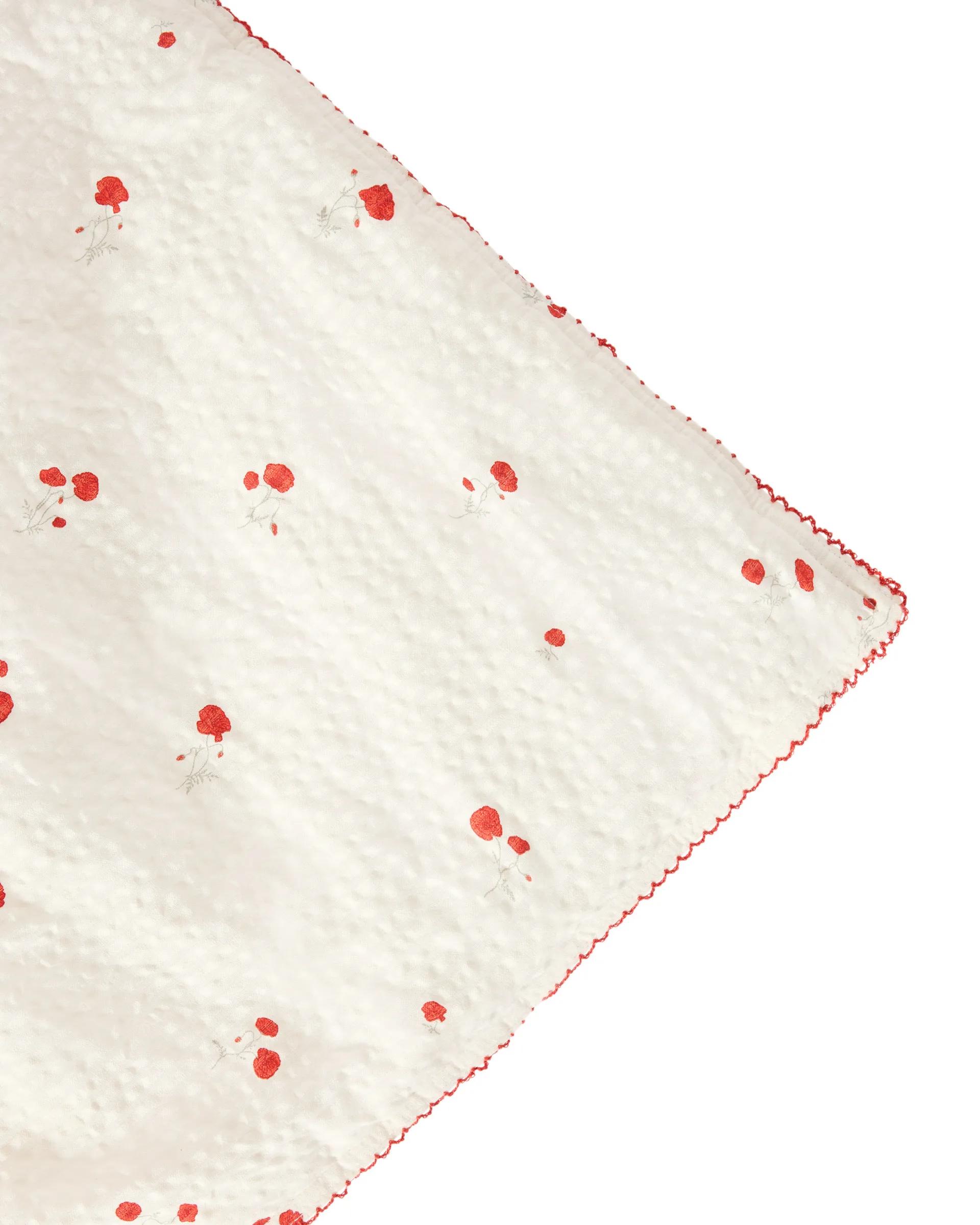 Poppy Seersucker パッド入りブランケット, 100x140 cm Garbo&Friends