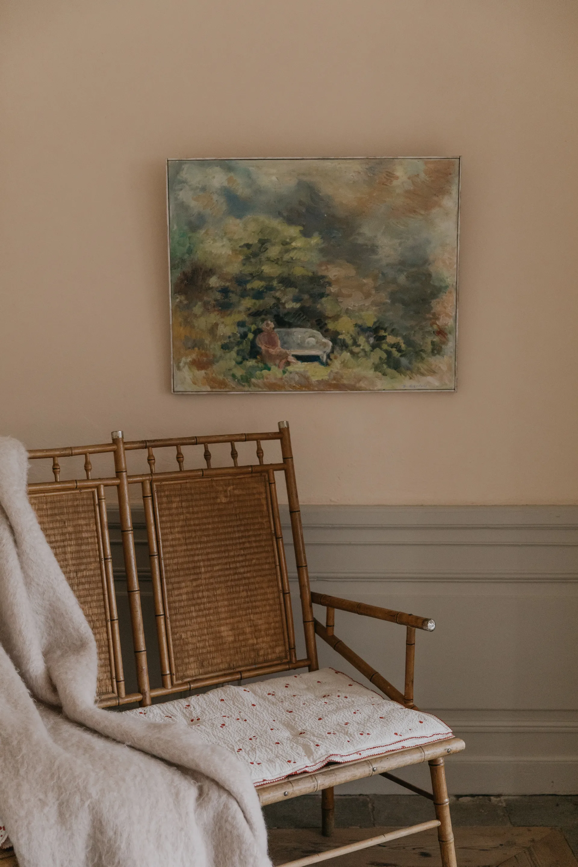 Poppy Seersucker パッド入りブランケット, 100x140 cm Garbo&Friends