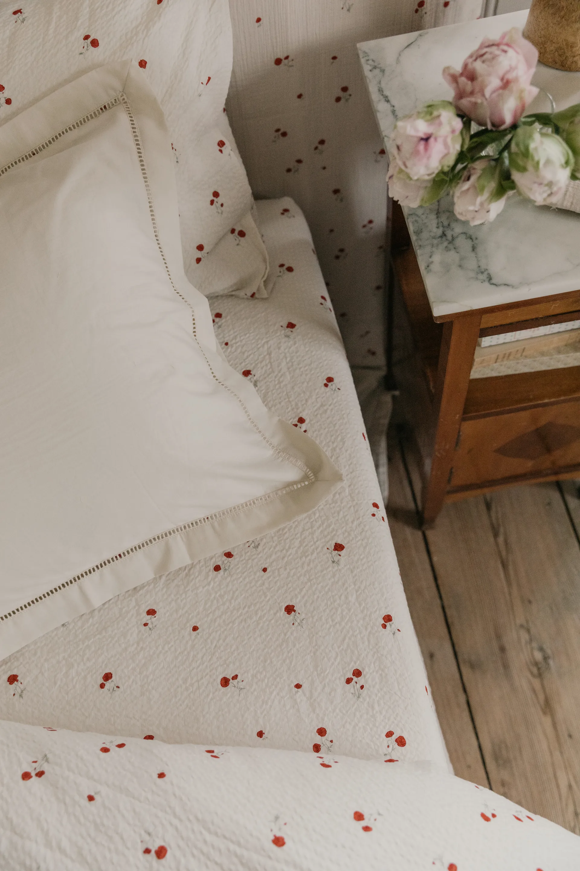 Poppy Seersucker フィットシート, 160x200x30 cm Garbo&Friends