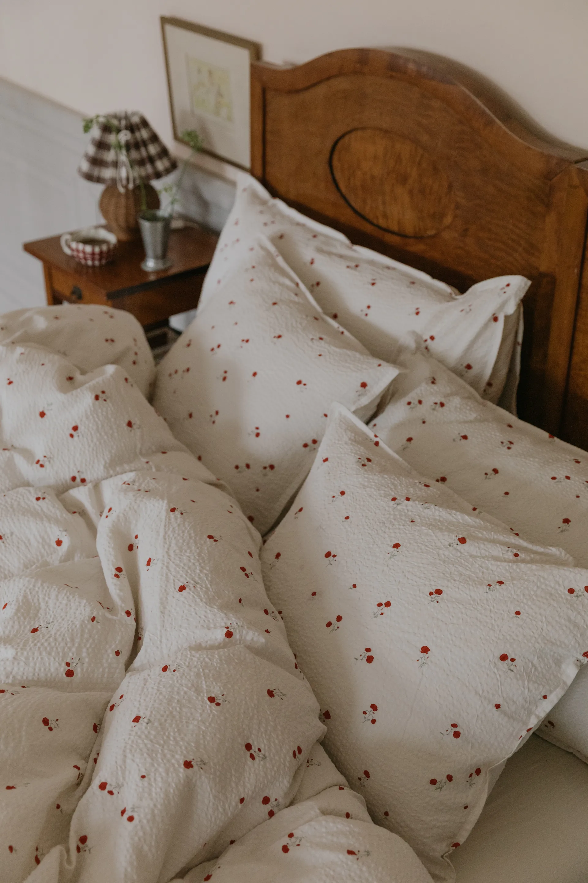 Poppy Seersucker 枕カバー, 50x90 cm Garbo&Friends