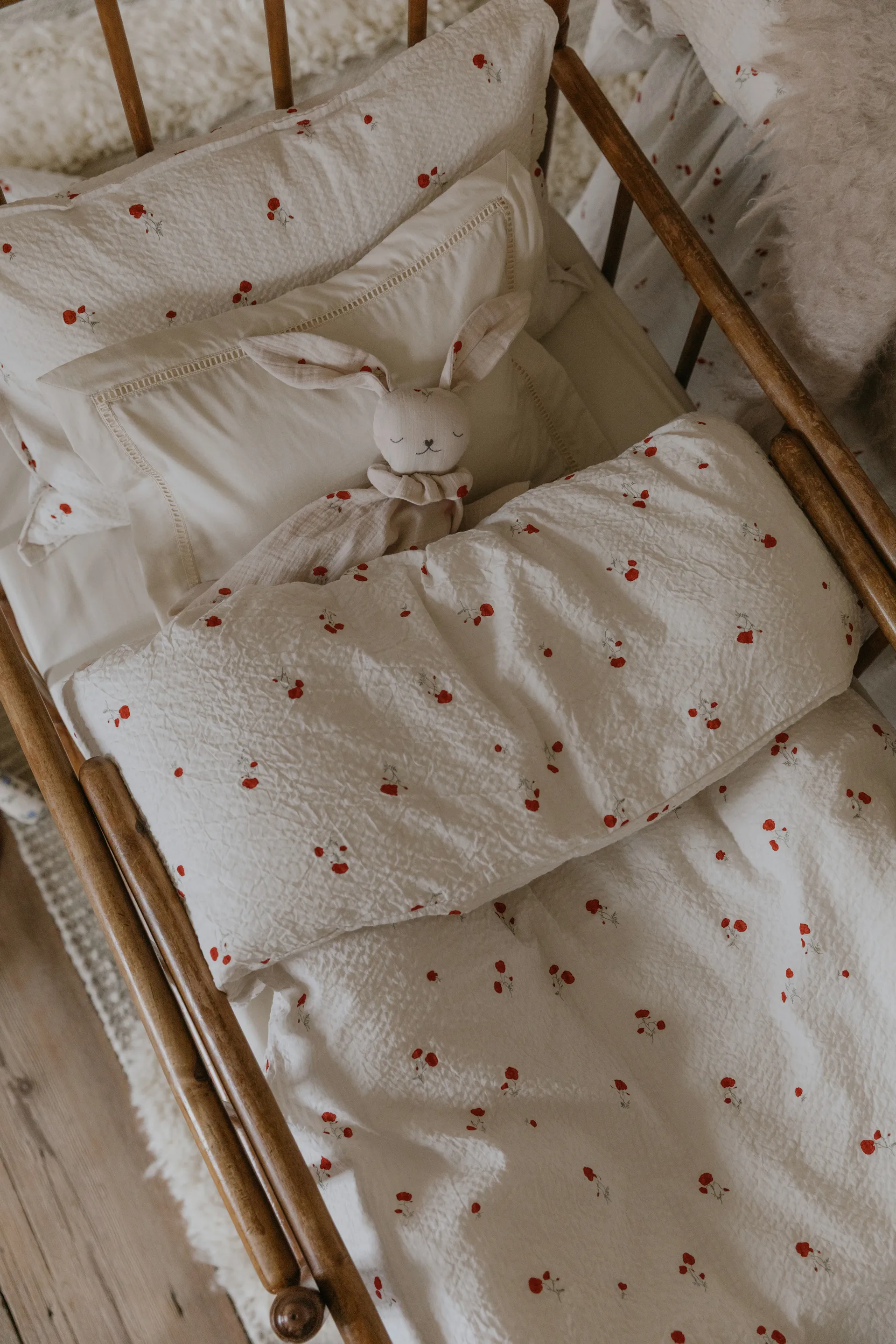 Poppy Seersucker 寝具セット ベビー, 70x80 cm/28x35 cm Garbo&Friends