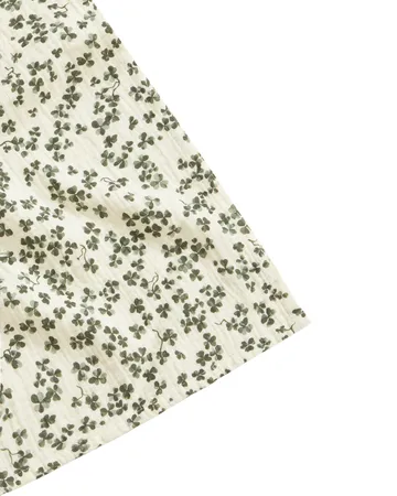 Sorrel Ecru Muslin スワドルブランケット - 110x110 cm - Garbo&Friends