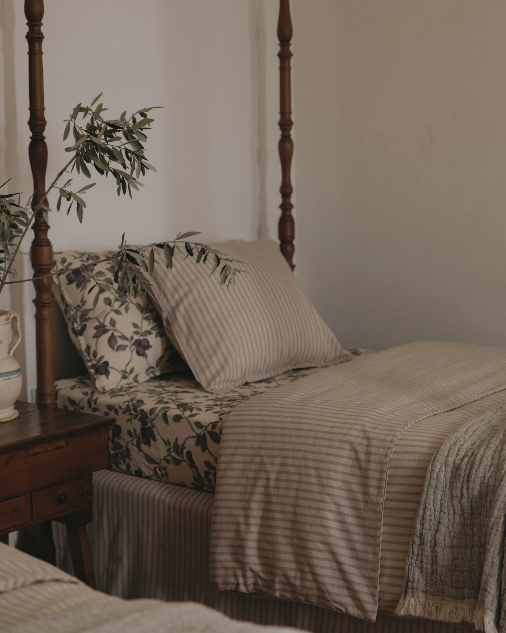 Stripe Mauve 寝具セット, 140x200 cm/50x70 cm Garbo&Friends