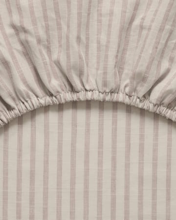 Stripe Mauve フィットシーツ - 180x200x30 cm - Garbo&Friends