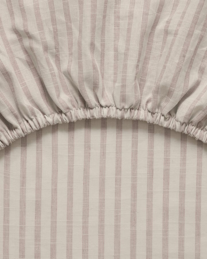 Stripe Mauve フィットシーツ, 180x200x30 cm Garbo&Friends