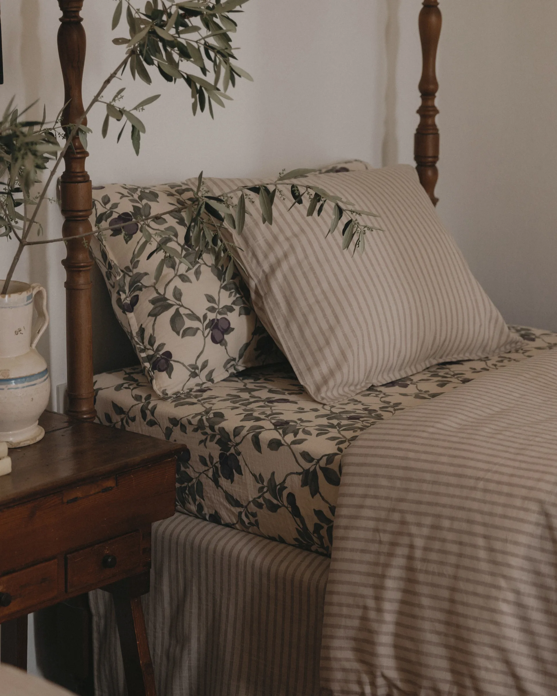 Stripe Mauve クッションカバー, 50x75 cm Garbo&Friends