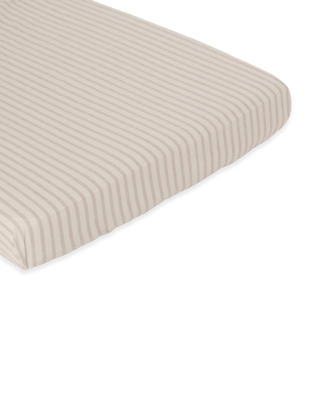 Stripe Mauve フィットシーツ - 60x120x20 cm - Garbo&Friends