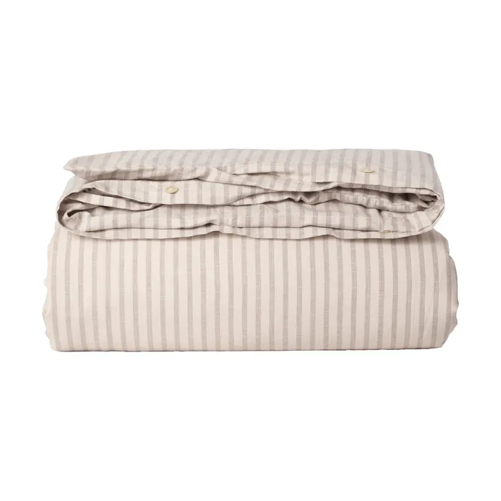 Stripe Mauve Muslin 掛け布団カバー - 140x200 cm - Garbo&Friends