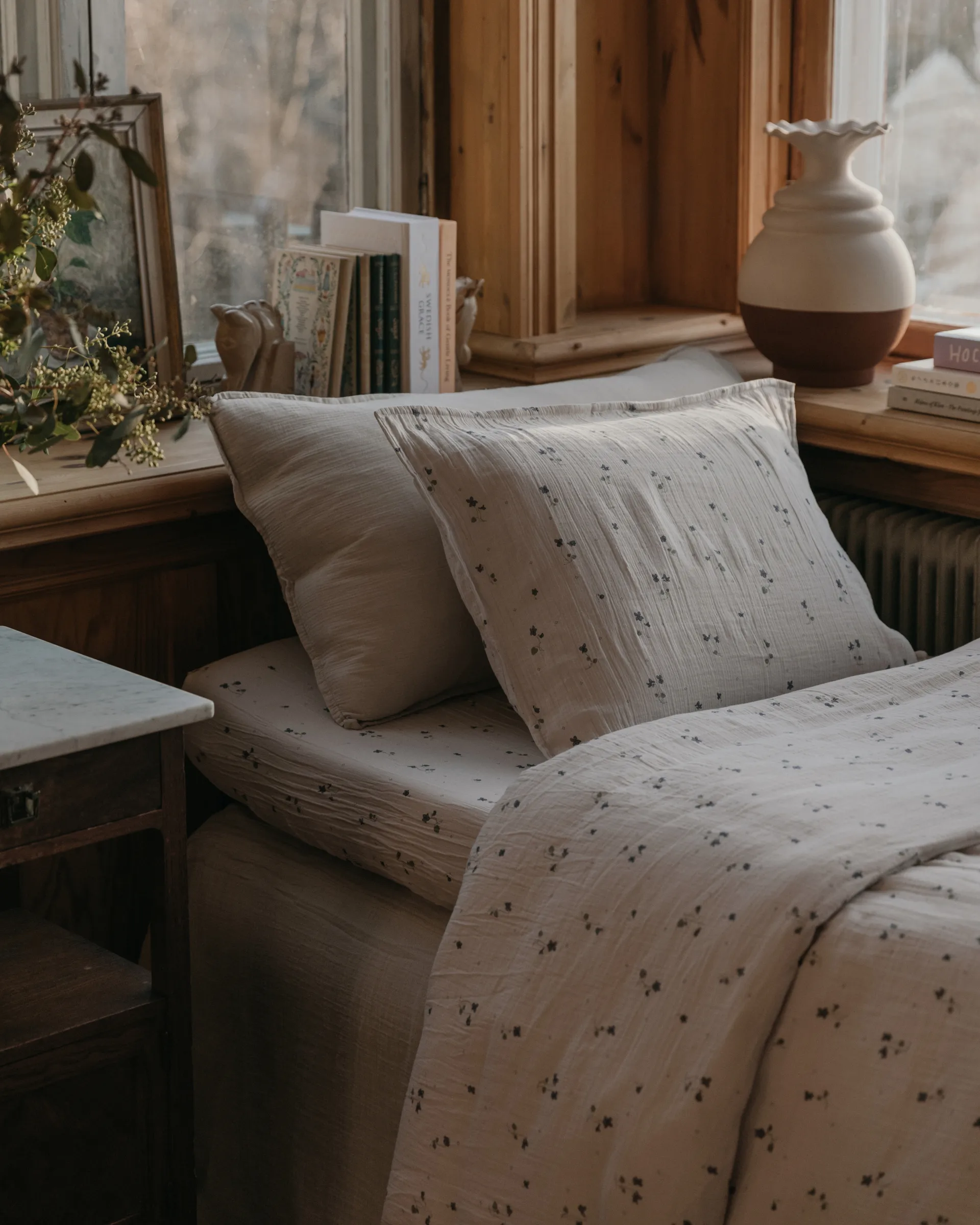 Viola モスリン 寝具セット, 150x210 cm/50x60 cm Garbo&Friends