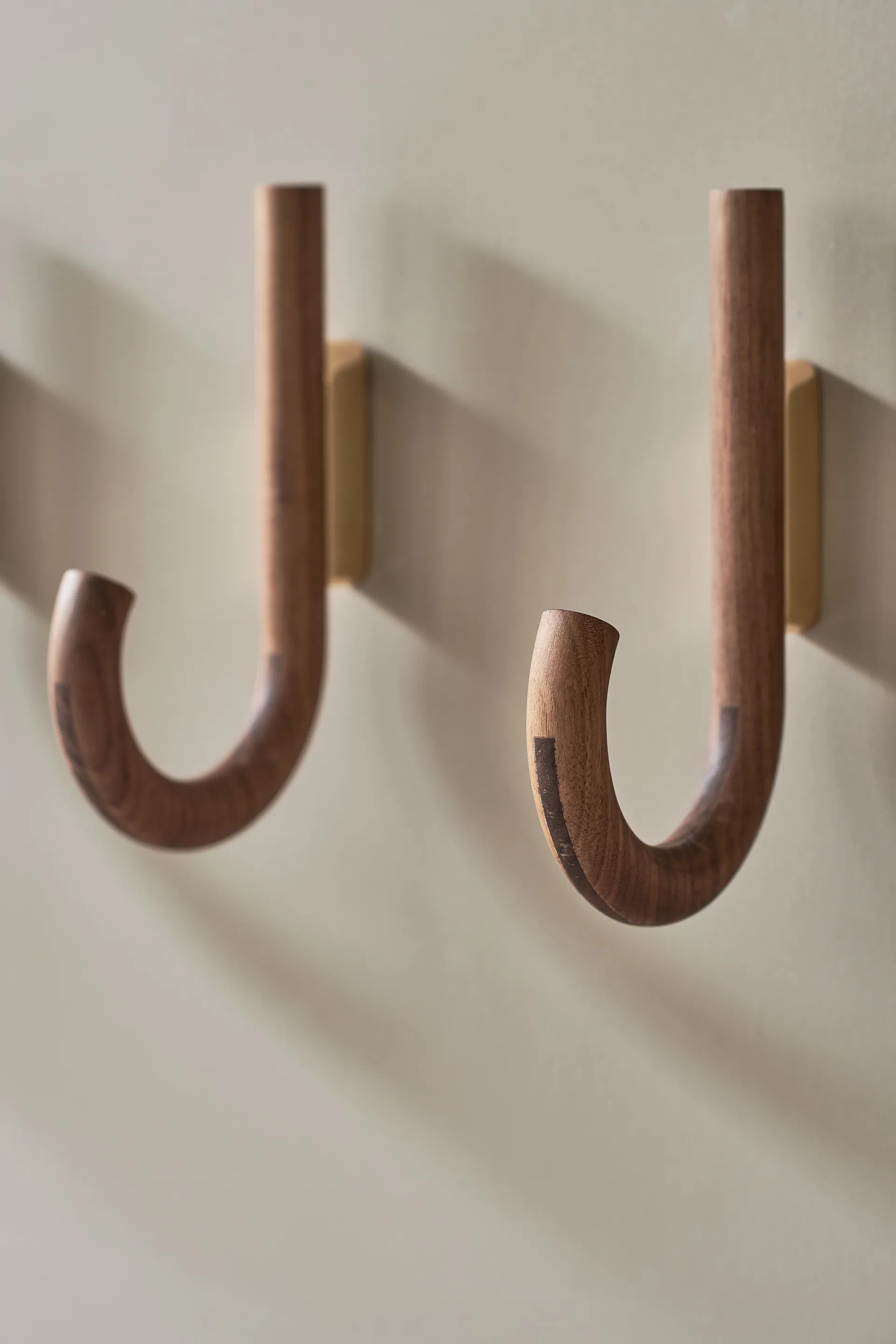 フック フック 19 cm, Walnut-brass Gejst | ガイスト