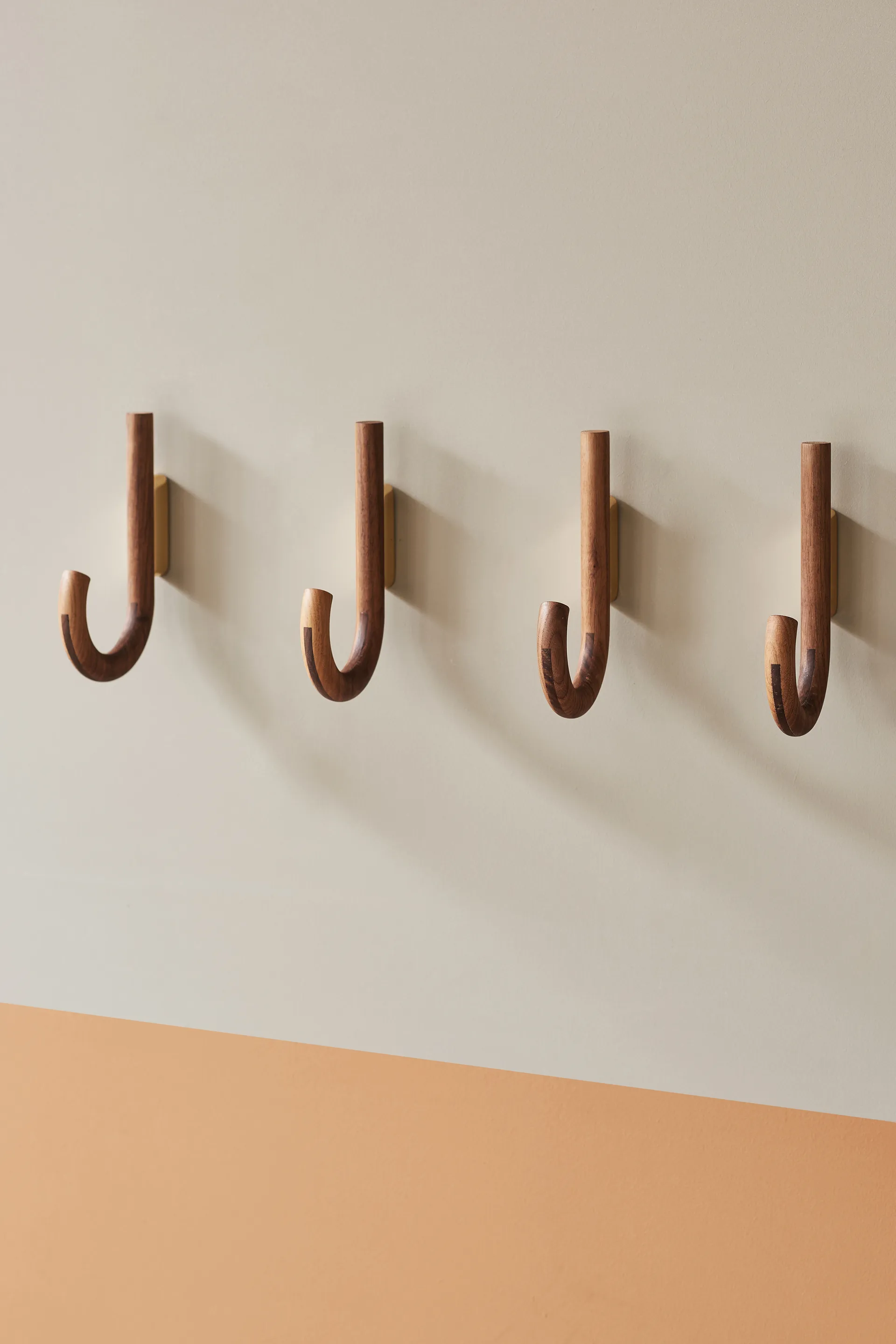 フック フック 19 cm, Walnut-brass Gejst | ガイスト