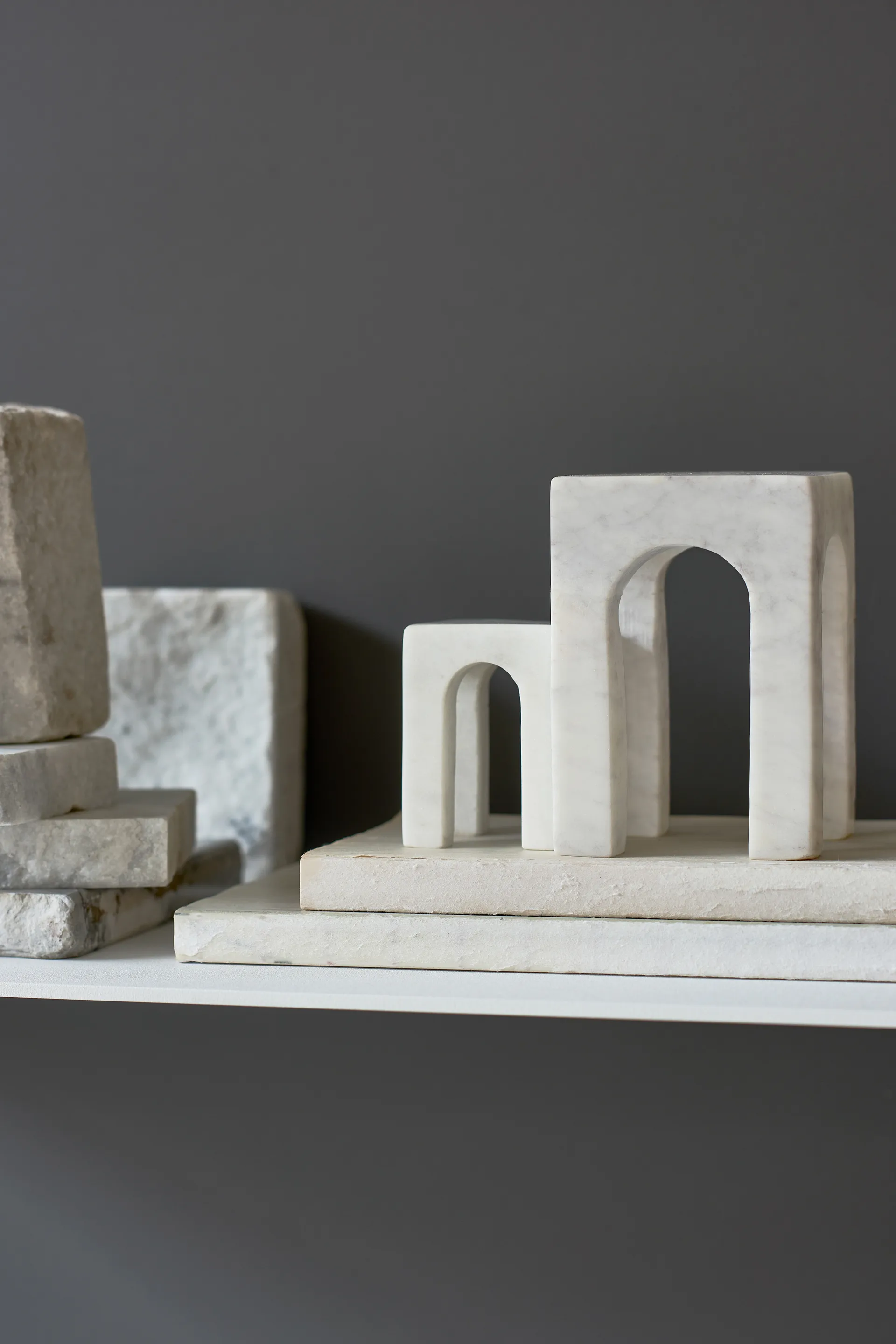 Arkis ブックエンド 3点セット, White Gejst | ガイスト