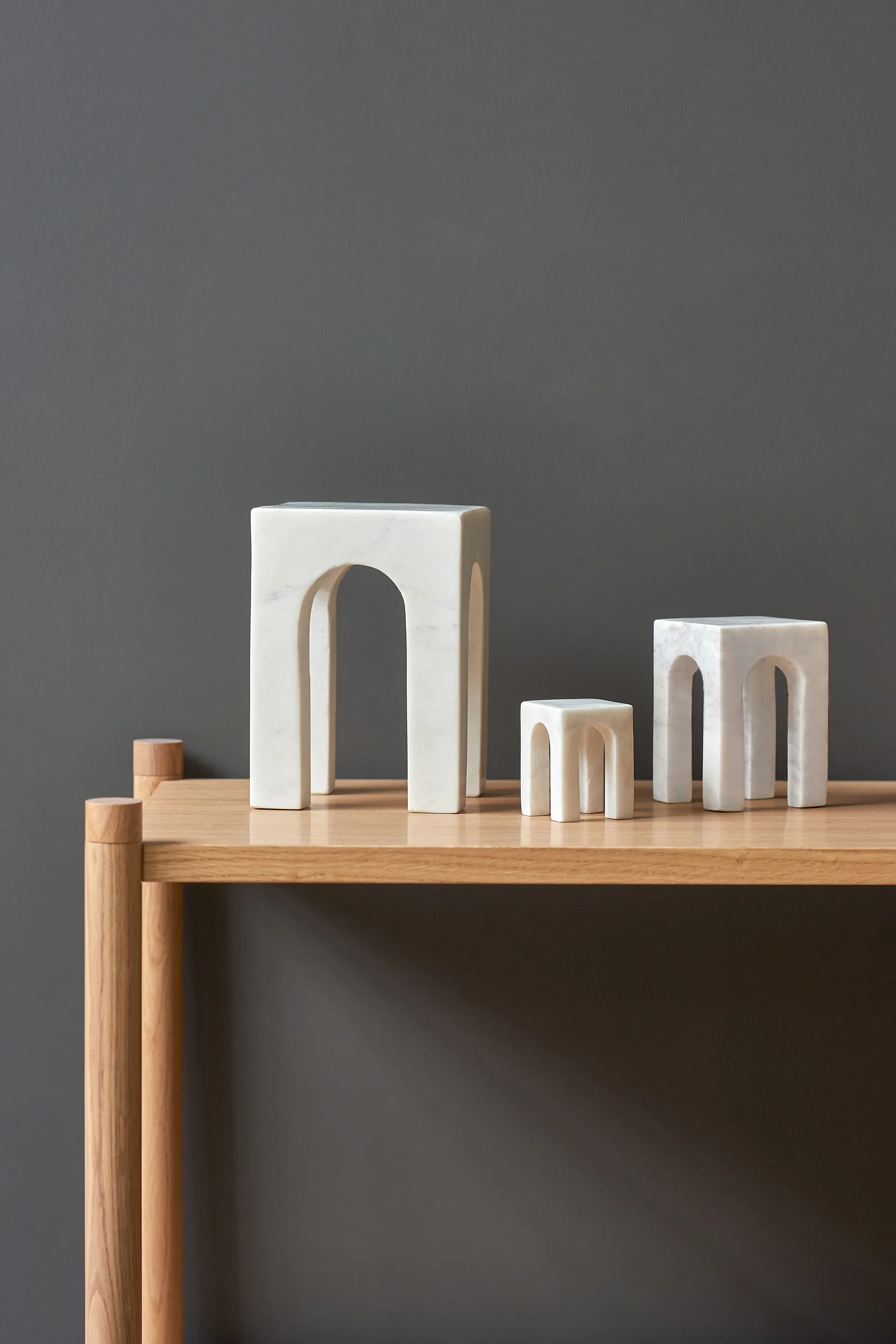 Arkis ブックエンド 3点セット, White Gejst | ガイスト