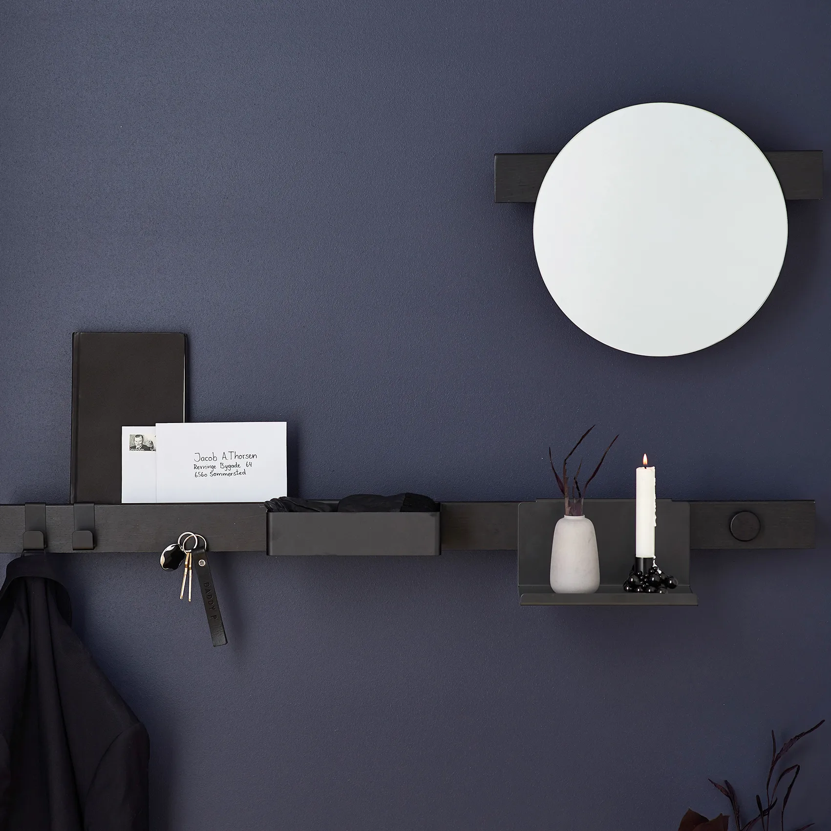 Flexシリーズ専用マグネットボタン2パック, black-stained oak Gejst | ガイスト