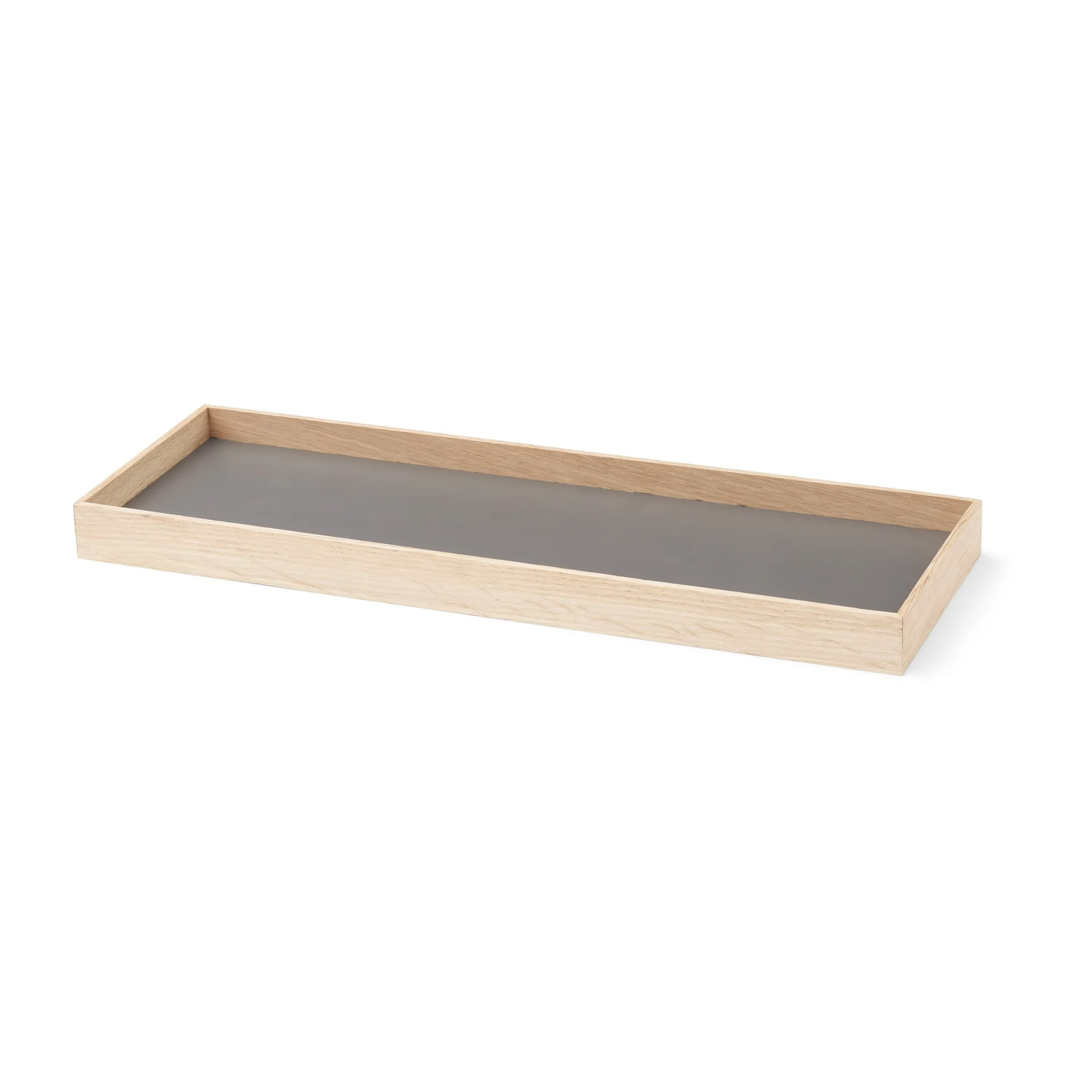 Frame トレイ small 11x32.4 cm, Oak-light grey Gejst | ガイスト