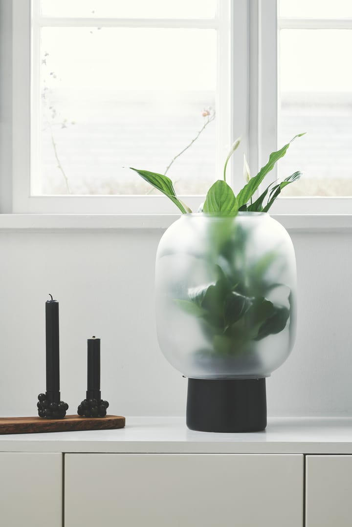 Nebl 植木鉢 フロストガラス Ø26 cm, Black Gejst | ガイスト