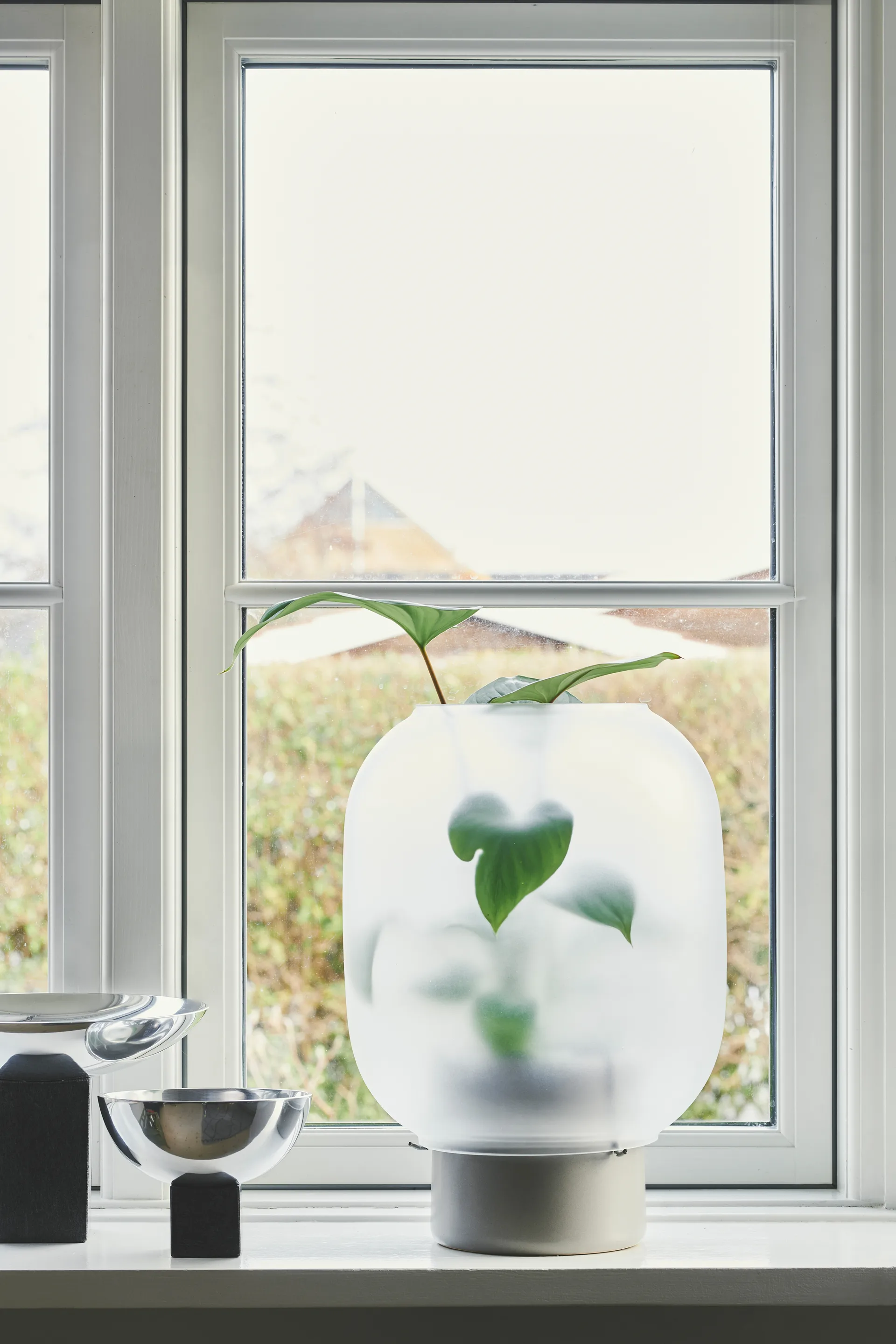 Nebl 植木鉢 フロストガラス Ø26 cm, Grey Gejst | ガイスト