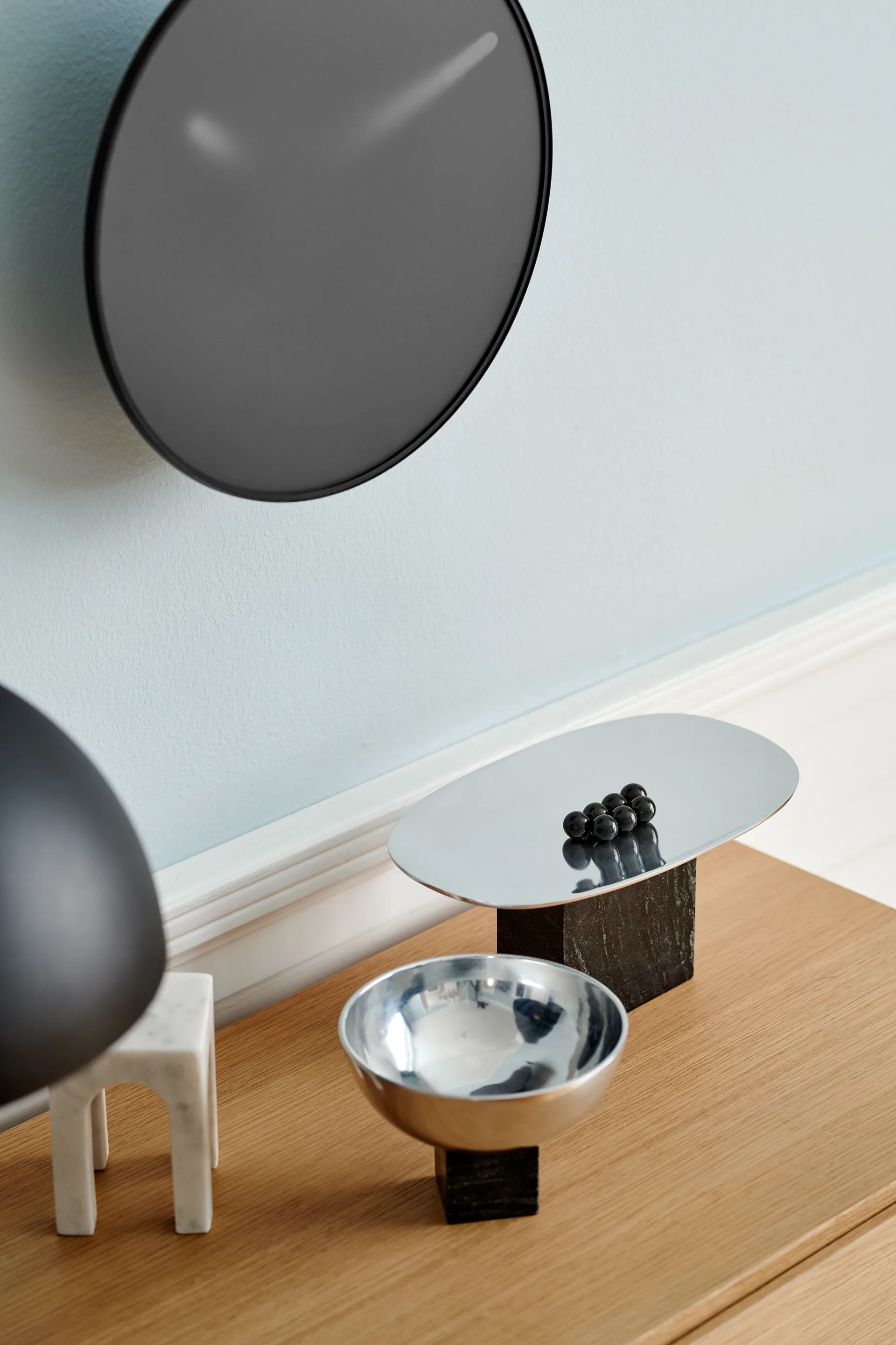 Sapoto ボウル トレイ 15x25 cm, Silver Gejst | ガイスト