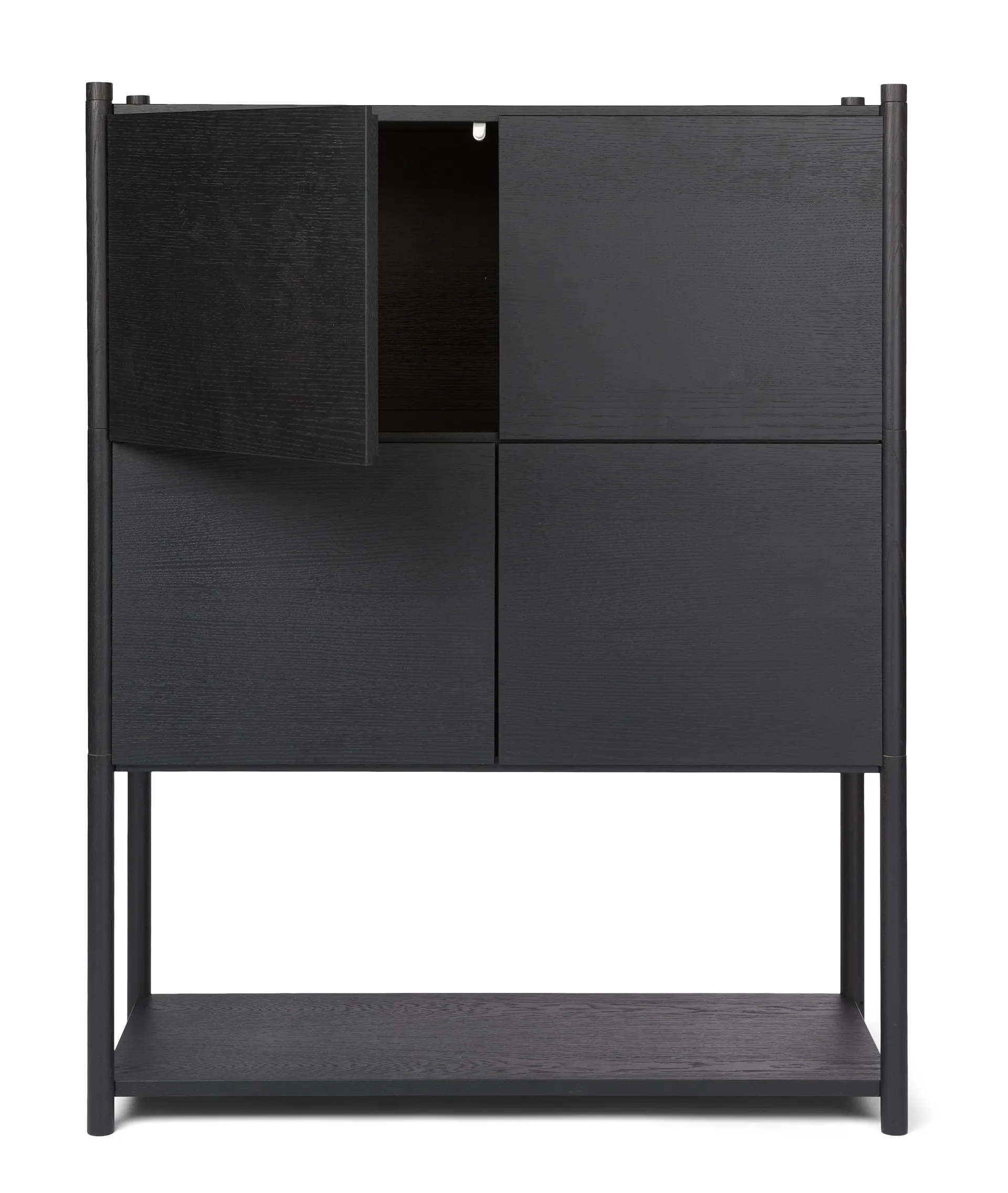 Sceene ブックケース E, Black oiled oak Gejst | ガイスト