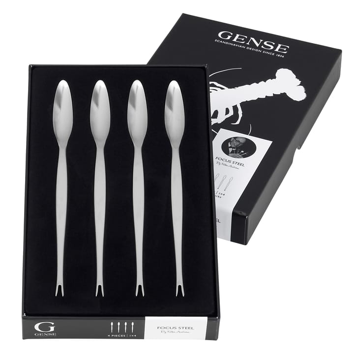 Folke スチール ロブスター フォーク, stainless steel 4-pack Gense | ゲンセ