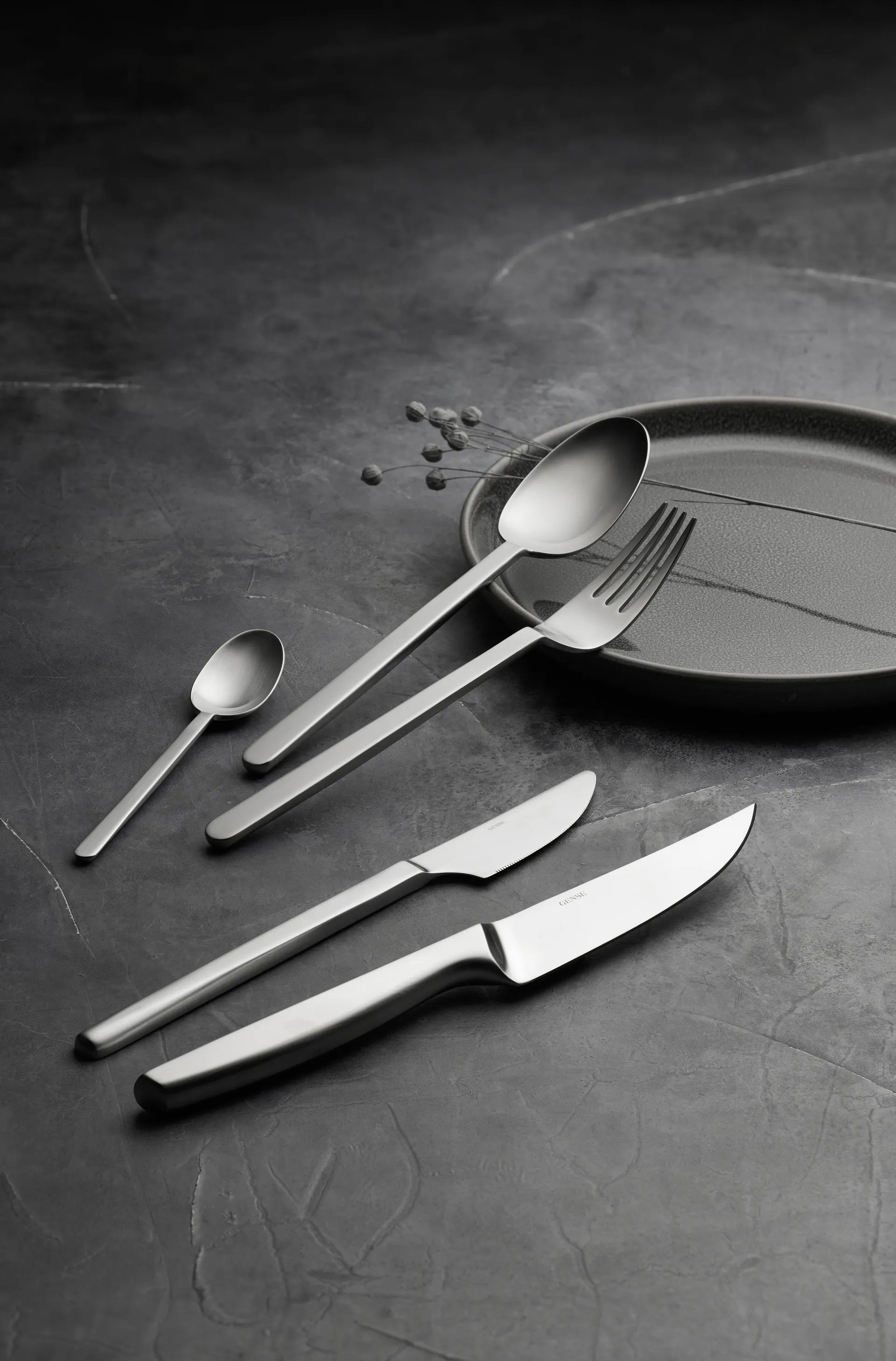 Norm グリルナイフ 4パック, Matte stainless steel Gense | ゲンセ