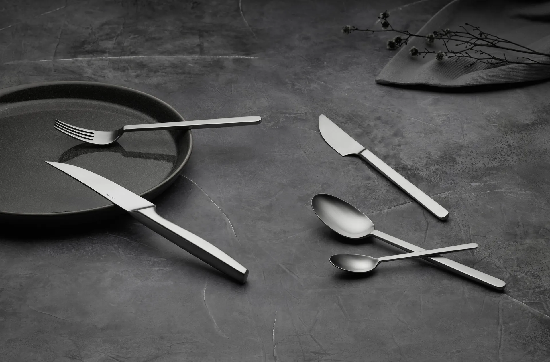 Norm ディナーフォーク, Matte stainless steel Gense | ゲンセ