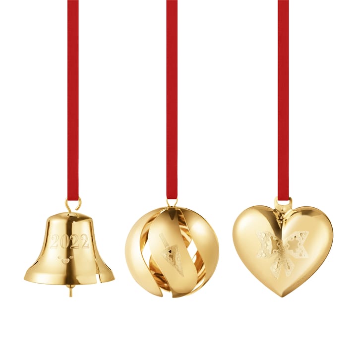 2022  ギフトセット 3個セット, gold plated Georg Jensen | ジョージ ジェンセン