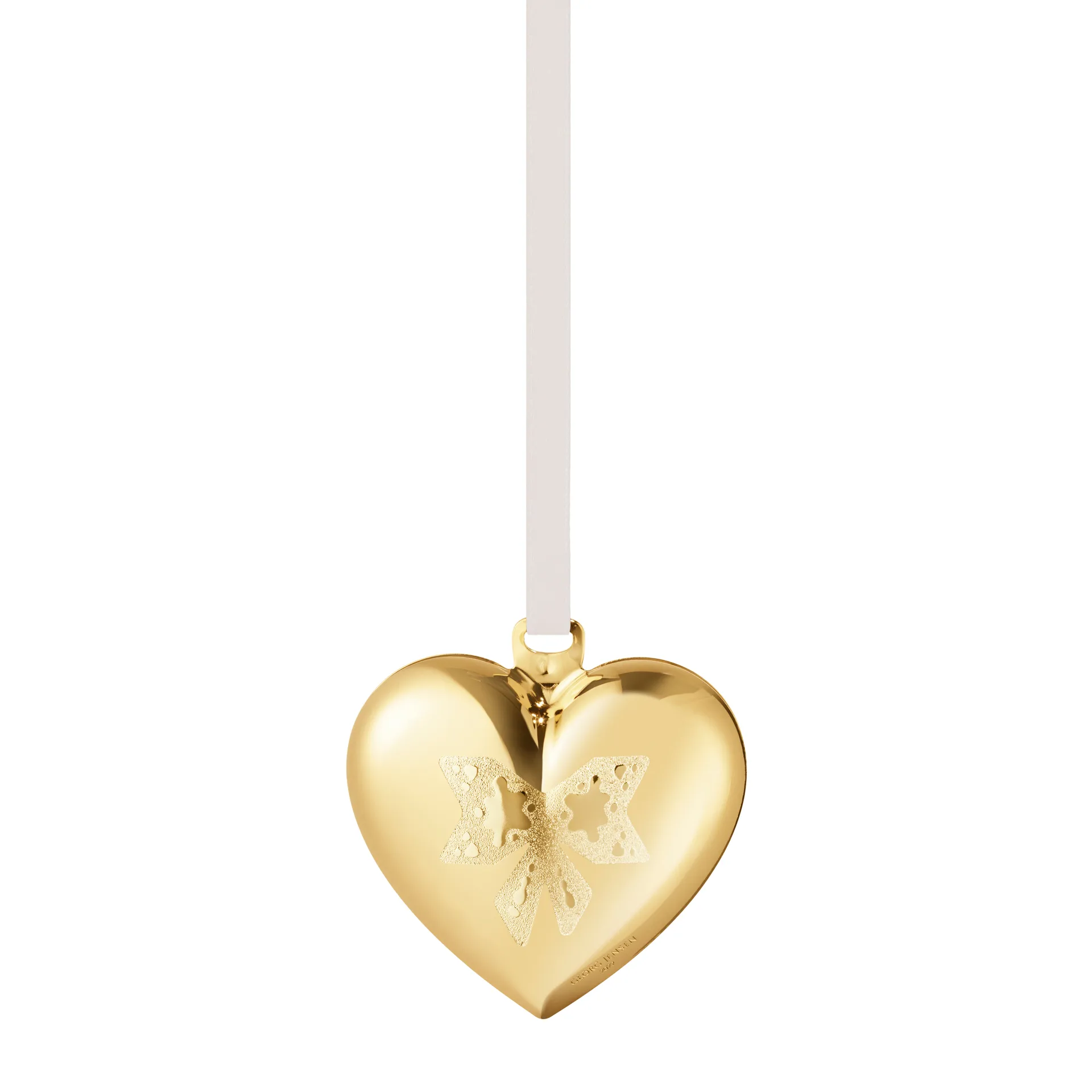 2022  クリスマスハート, gold plated Georg Jensen | ジョージ ジェンセン