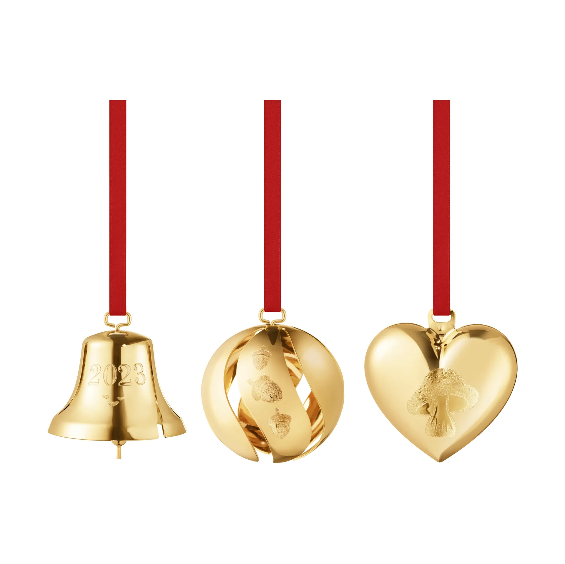 2023 ギフトセット 3個セット, Gold-plated Georg Jensen | ジョージ ジェンセン
