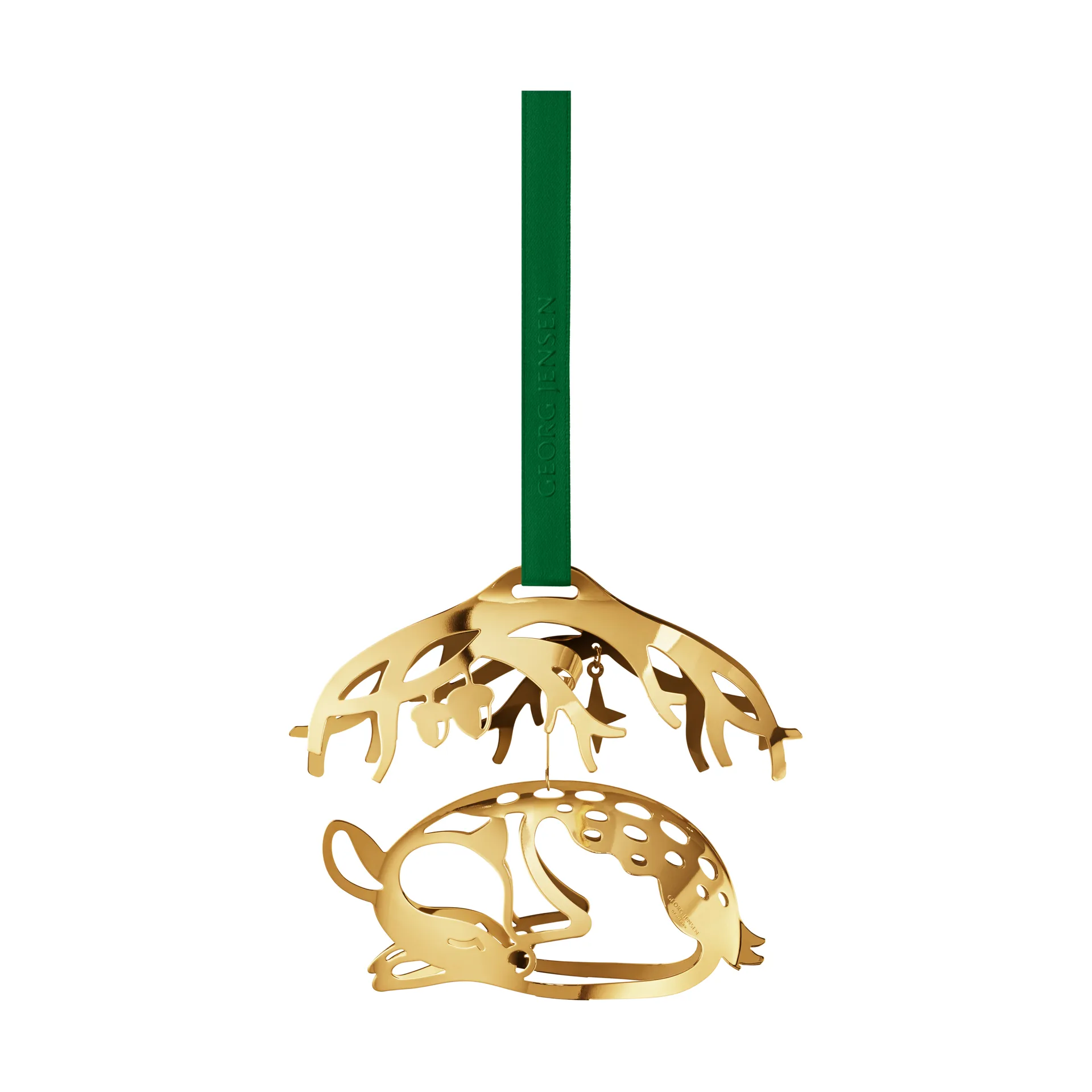 2023 クリスマスモビール fallow deer, Gold-plated Georg Jensen | ジョージ ジェンセン