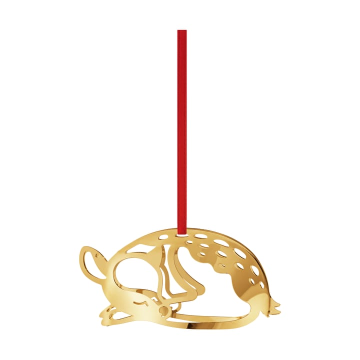 2023 クリスマスペンダント fallow deer, Gold-plated Georg Jensen | ジョージ ジェンセン