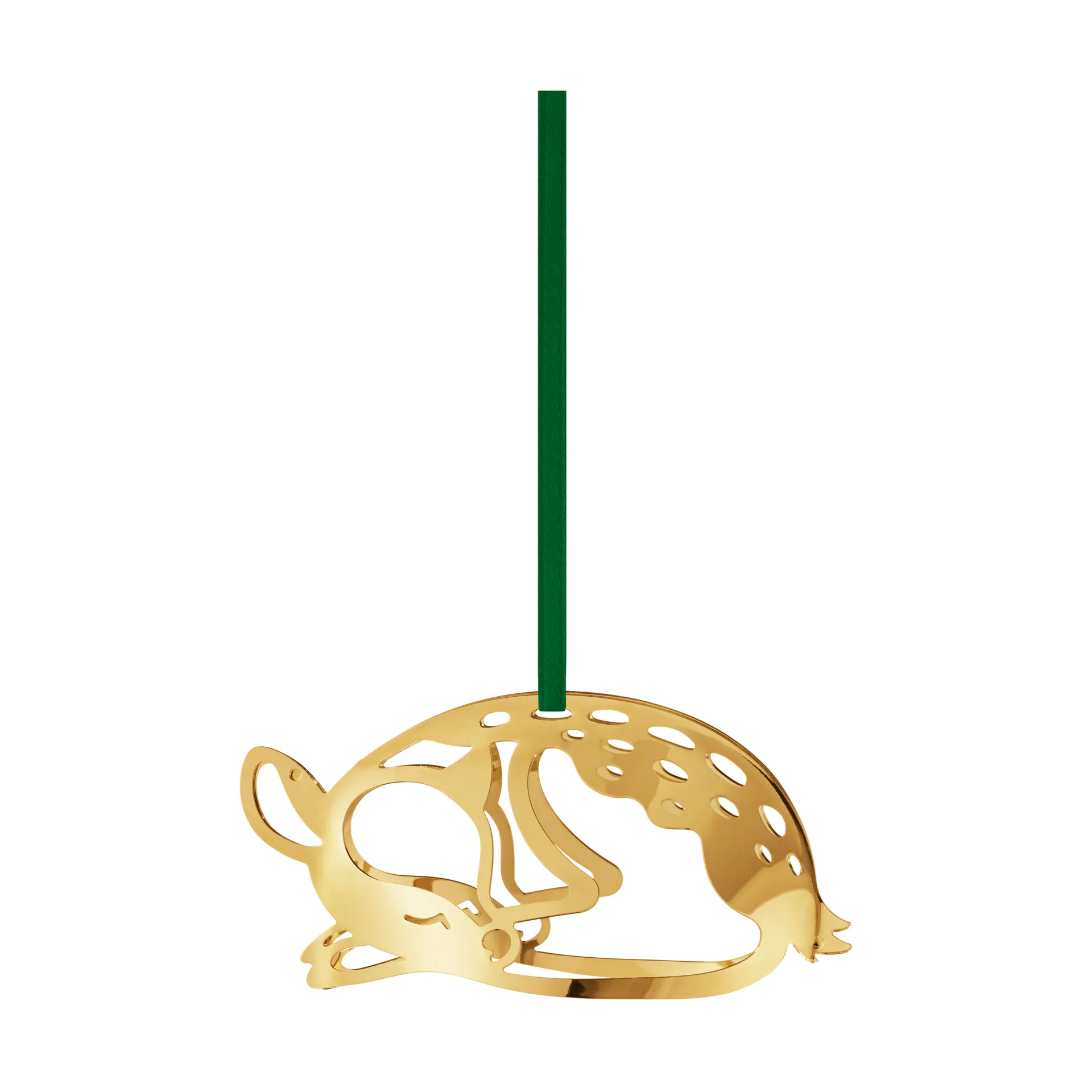 2023 クリスマスペンダント fallow deer, Gold-plated Georg Jensen | ジョージ ジェンセン