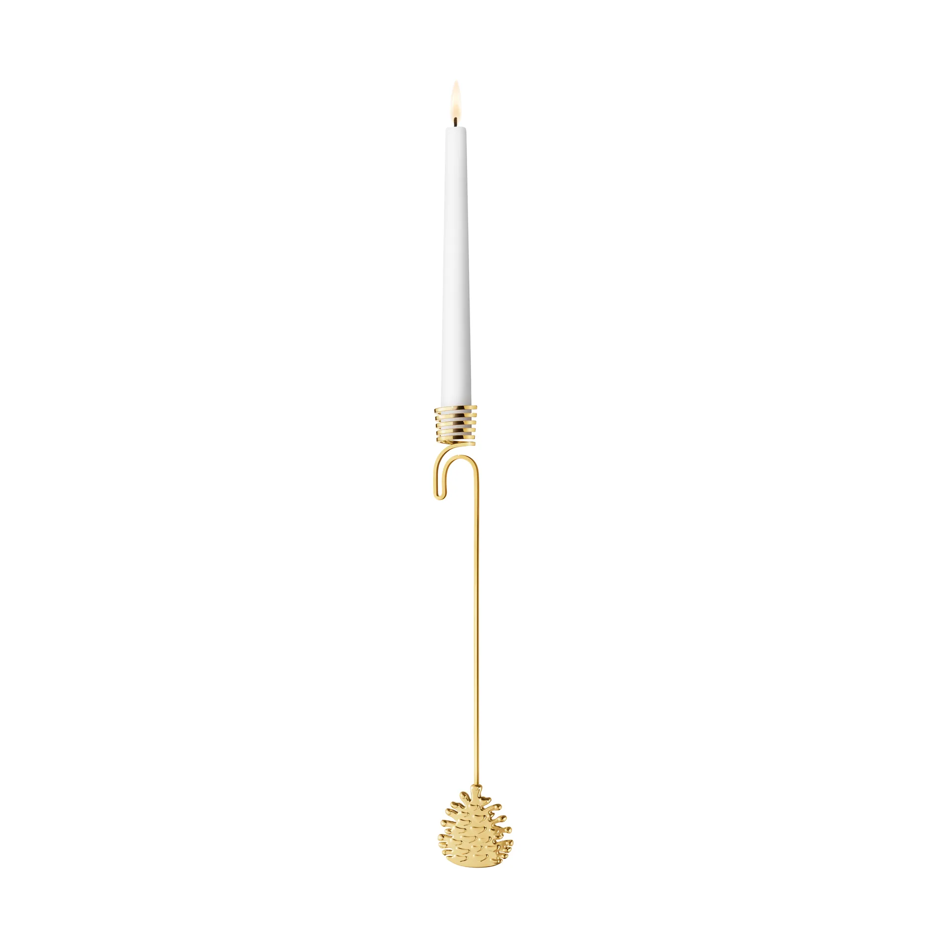 2023 キャンドルスティック hanging cone, Gold-plated Georg Jensen | ジョージ ジェンセン