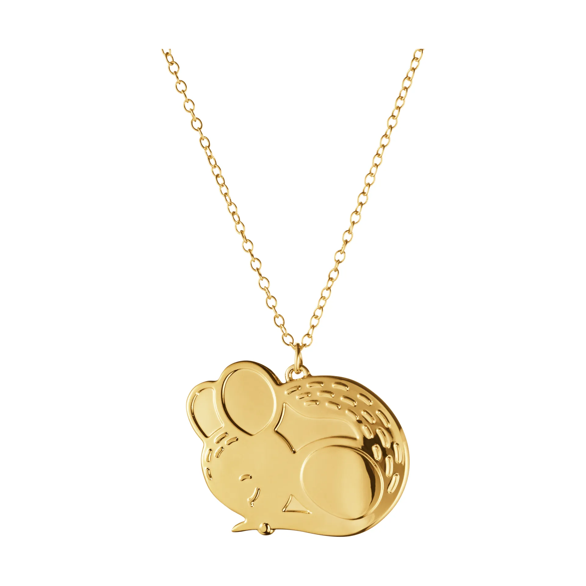 2023 クリスマスペンダント mouse, Gold-plated Georg Jensen | ジョージ ジェンセン