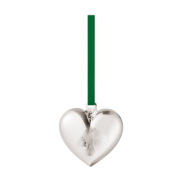 2023 クリスマスハート, Palladium plated Georg Jensen | ジョージ ジェンセン